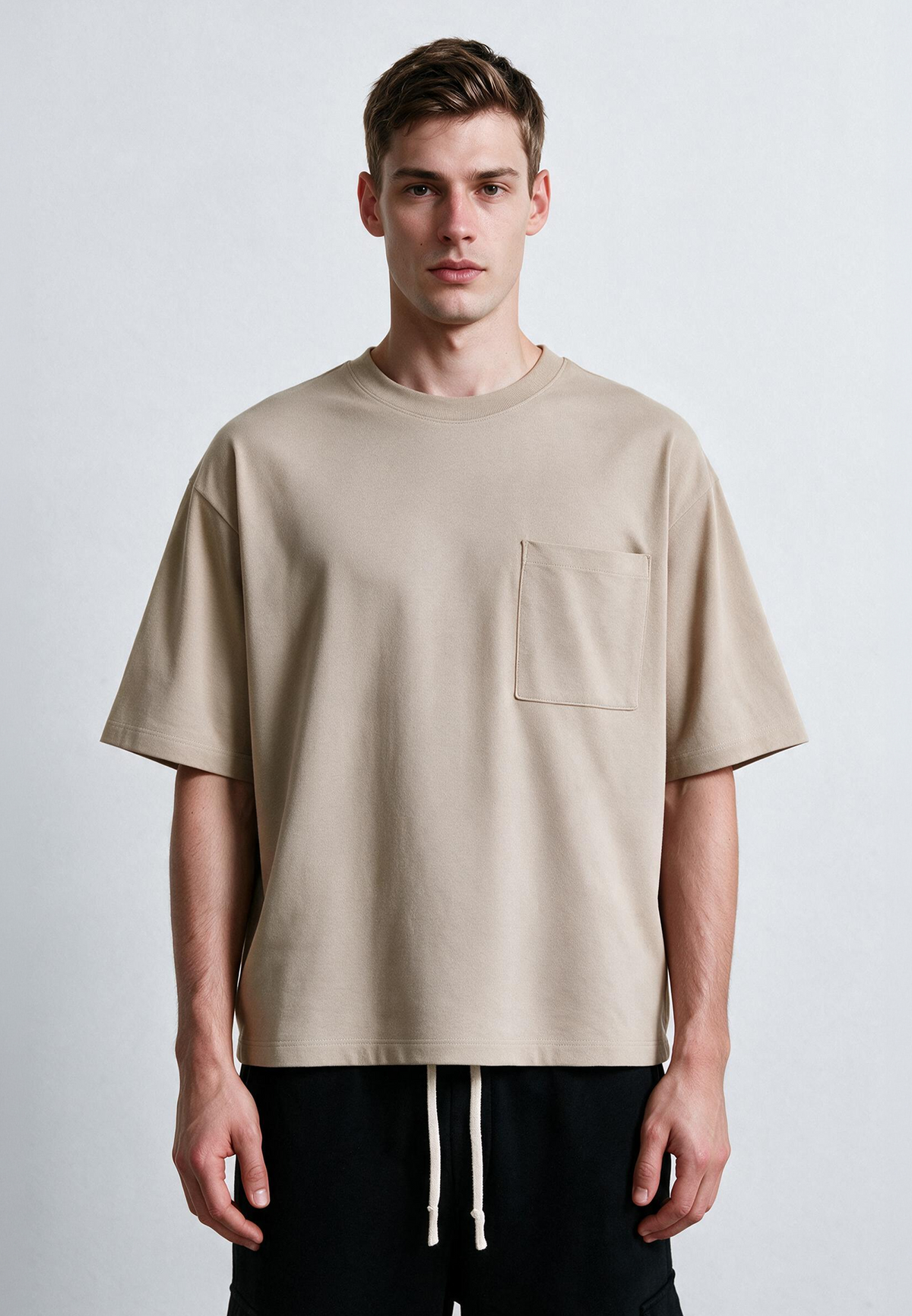 BOXY T-SHIRT KHAKI