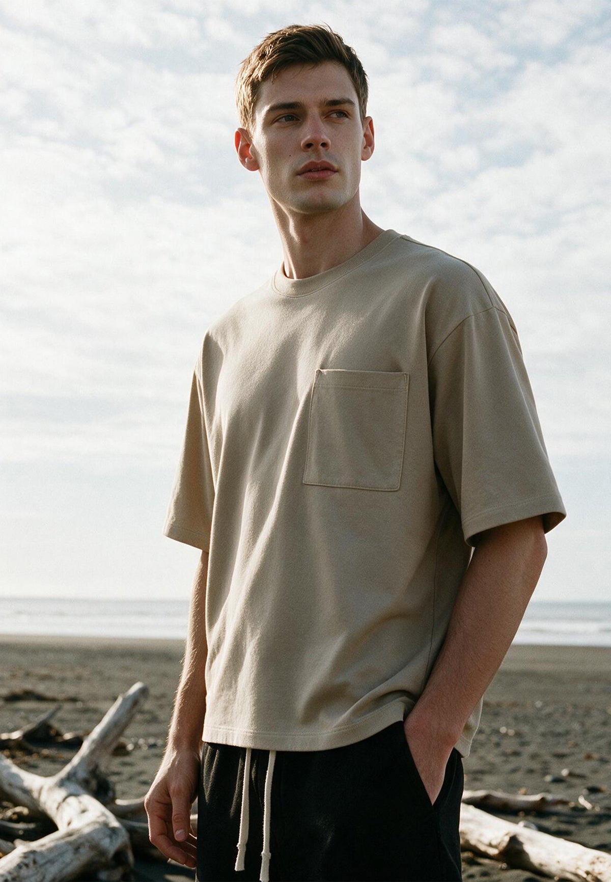 BOXY T-SHIRT KHAKI