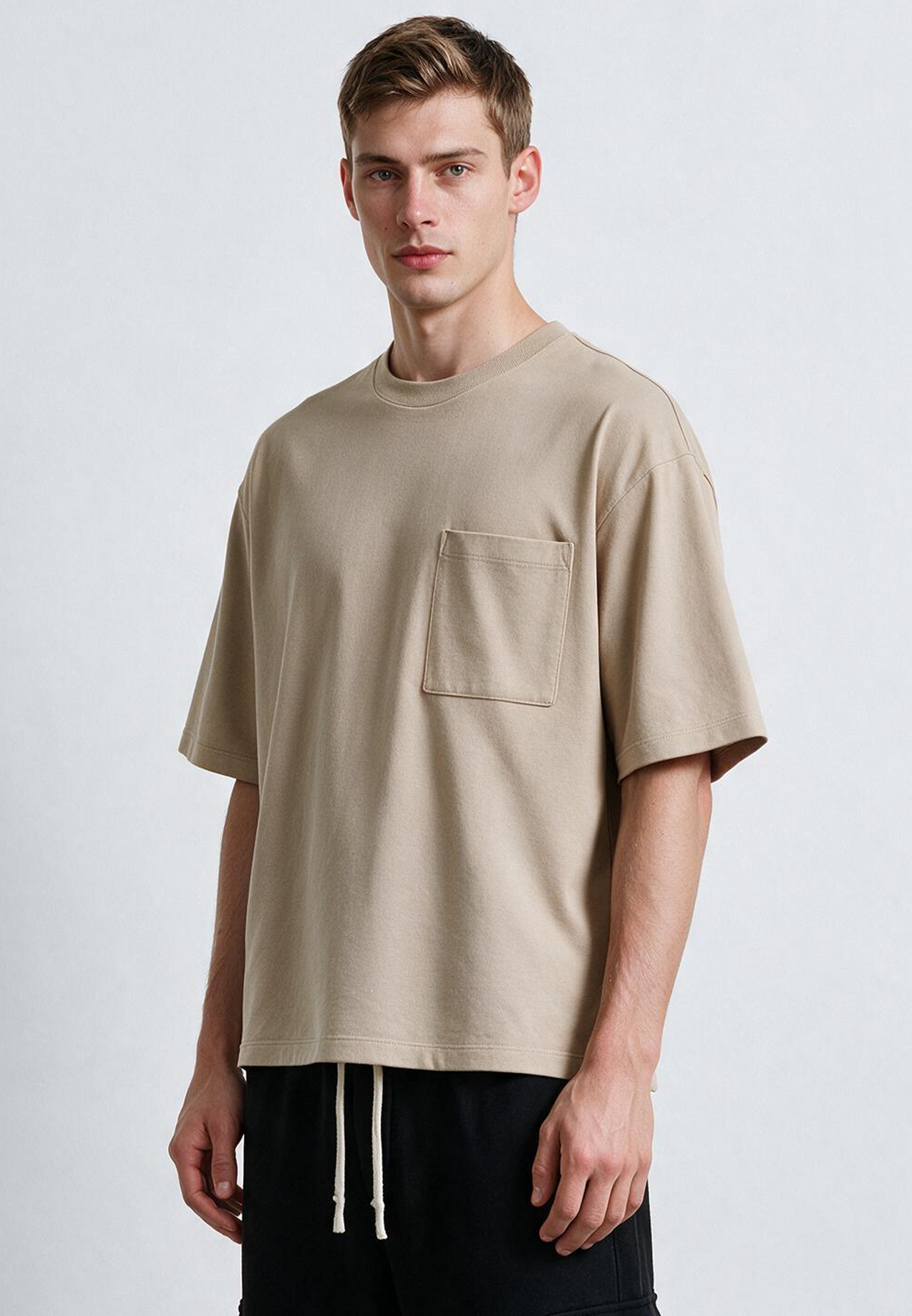 BOXY T-SHIRT KHAKI