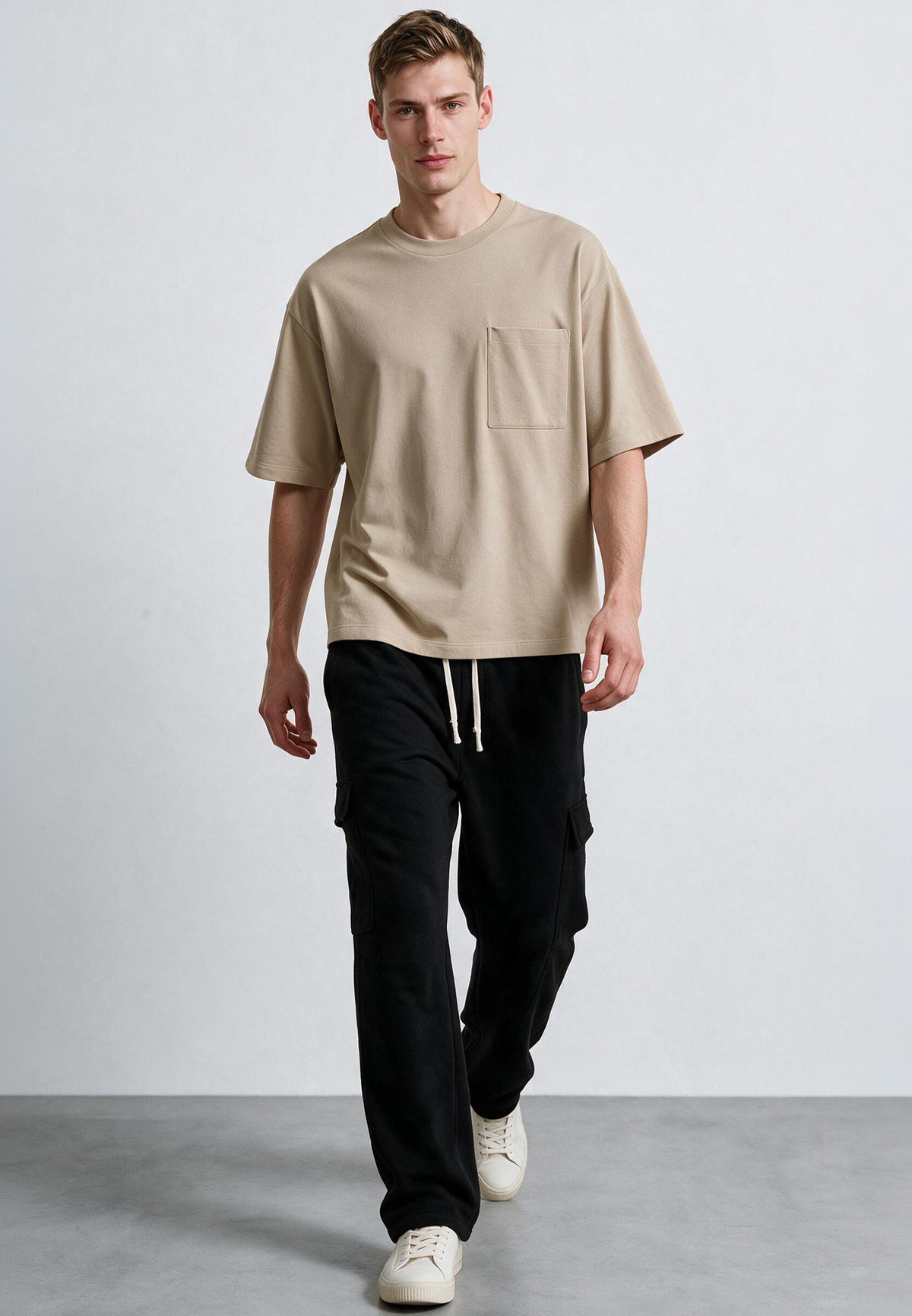 BOXY T-SHIRT KHAKI