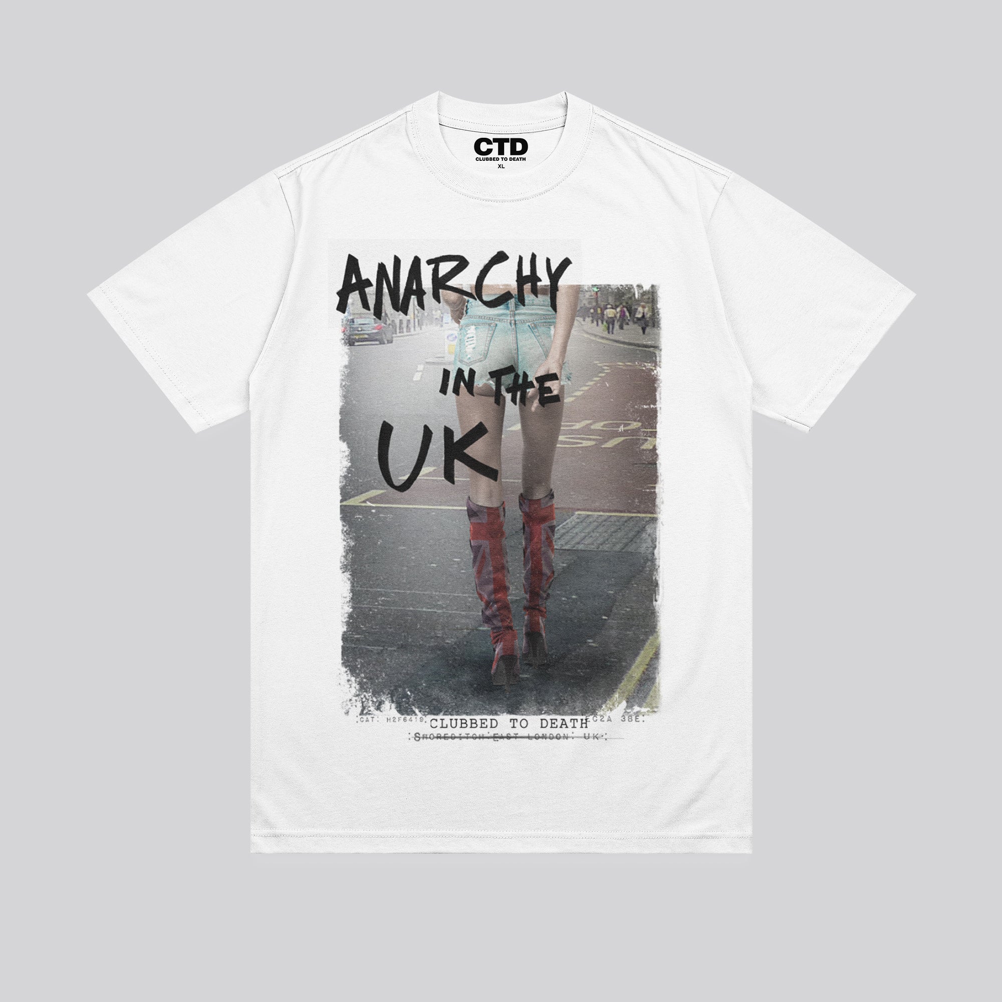 ANARCHY IN THE UK T-SHIRT WHITE