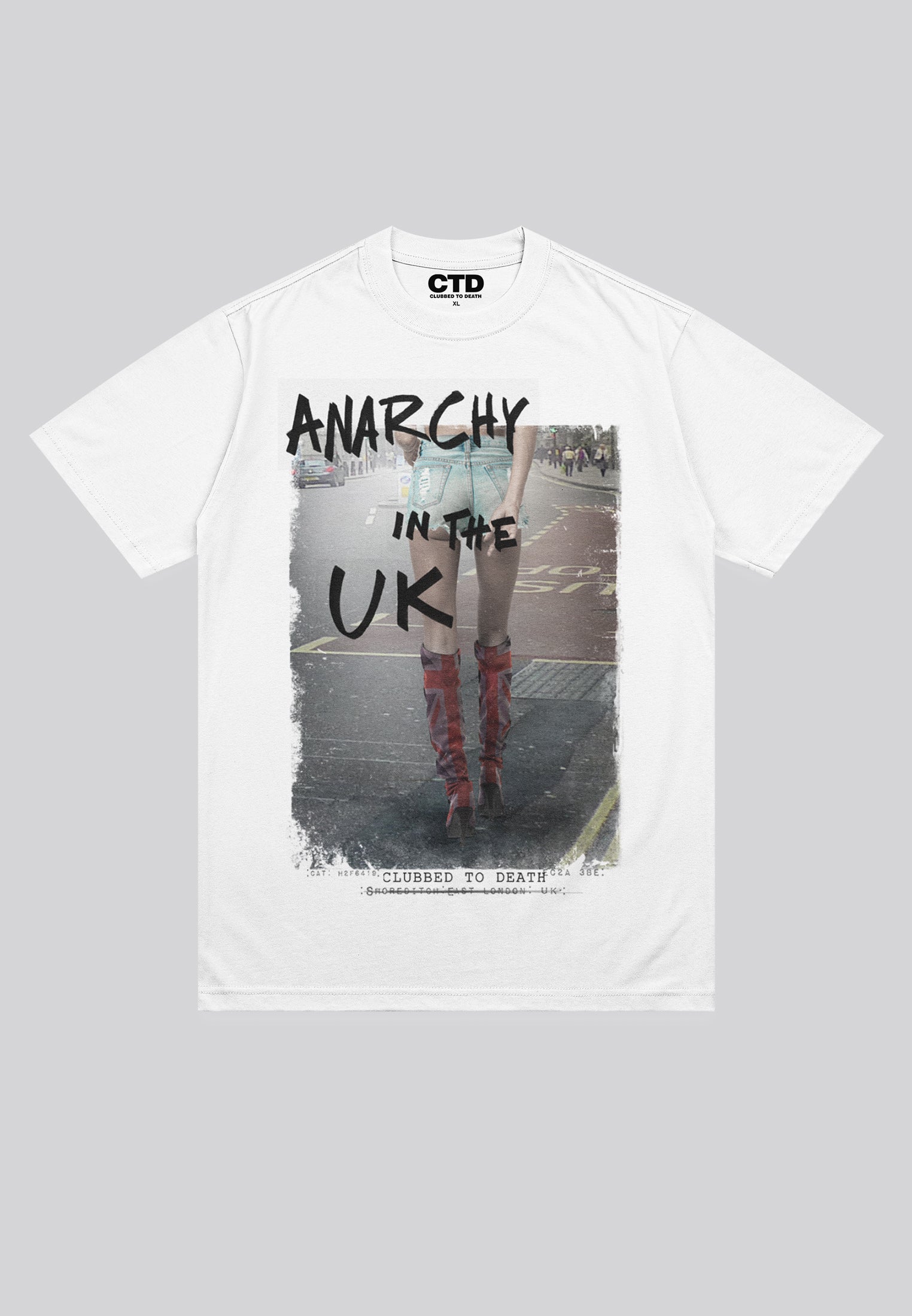 ANARCHY IN THE UK T-SHIRT WHITE