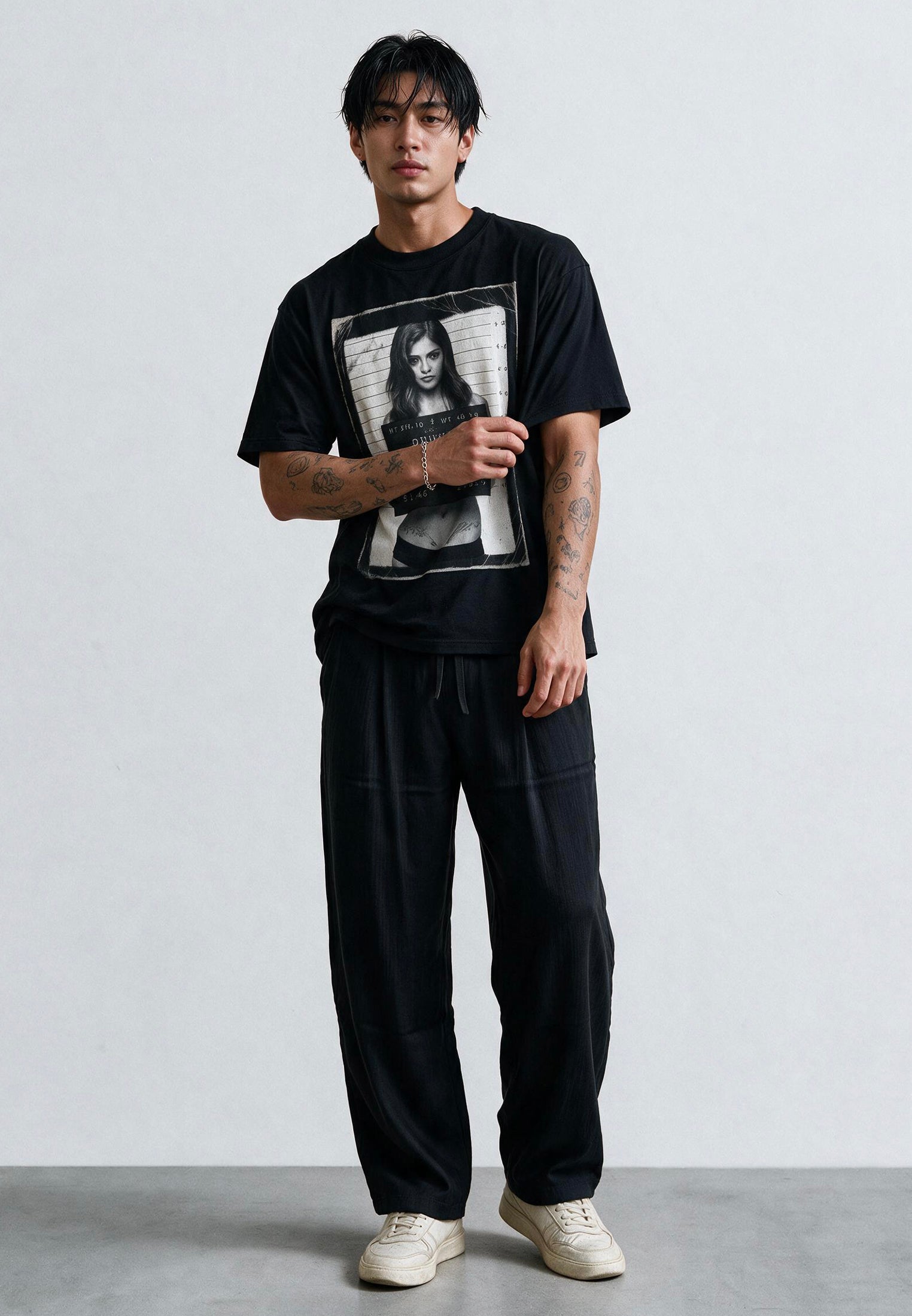 DRUNK & DISORDERLY T-SHIRT JET BLACK