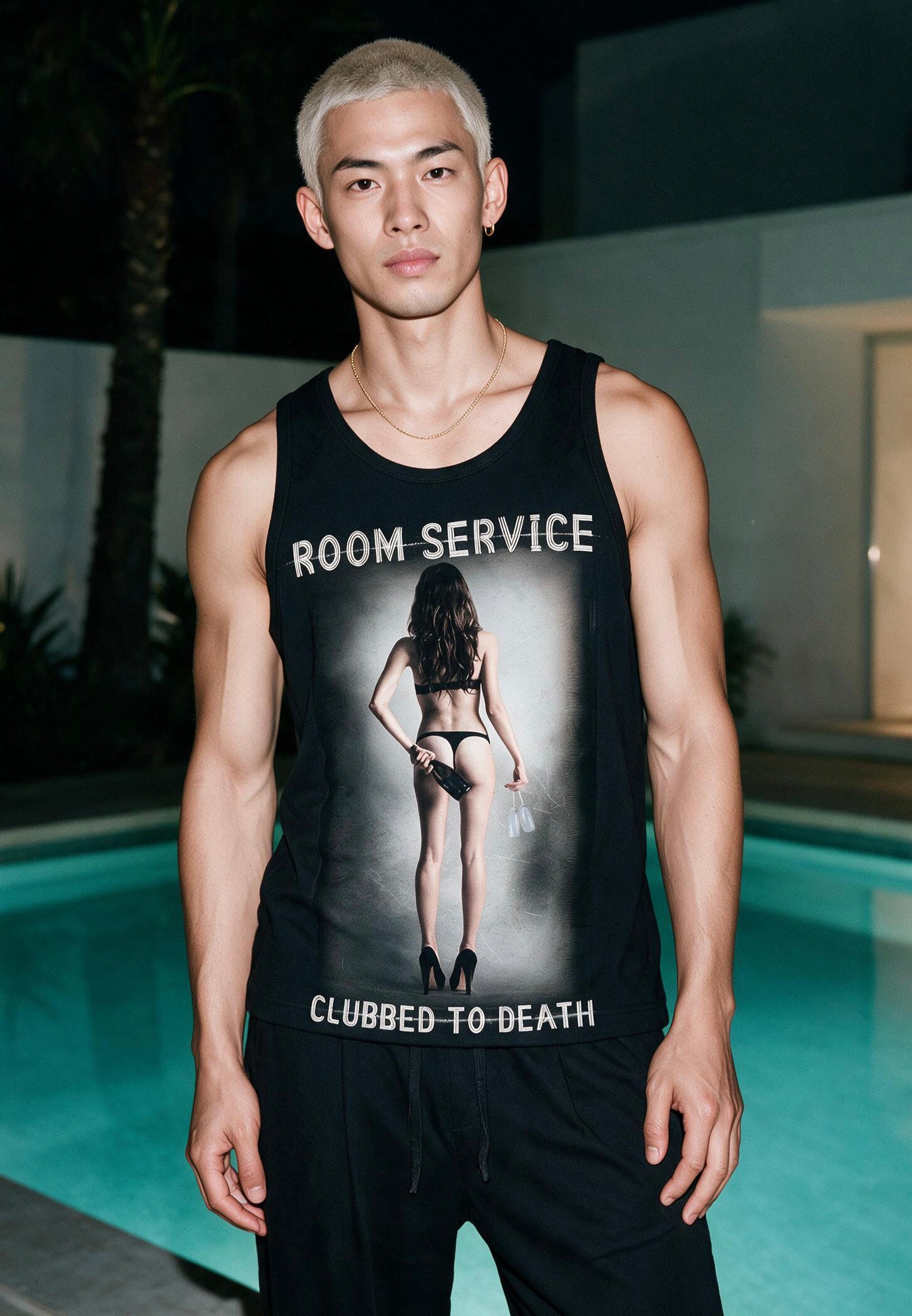 CHAMPAGNE SERVICE VEST JET BLACK