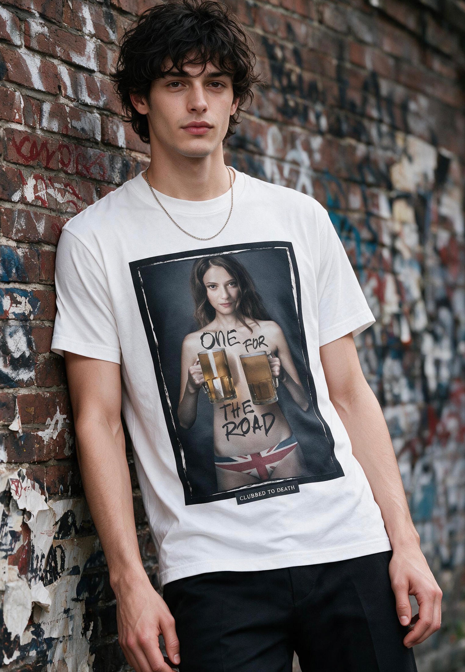 ONE FOR THE ROAD T-SHIRT WHITE
