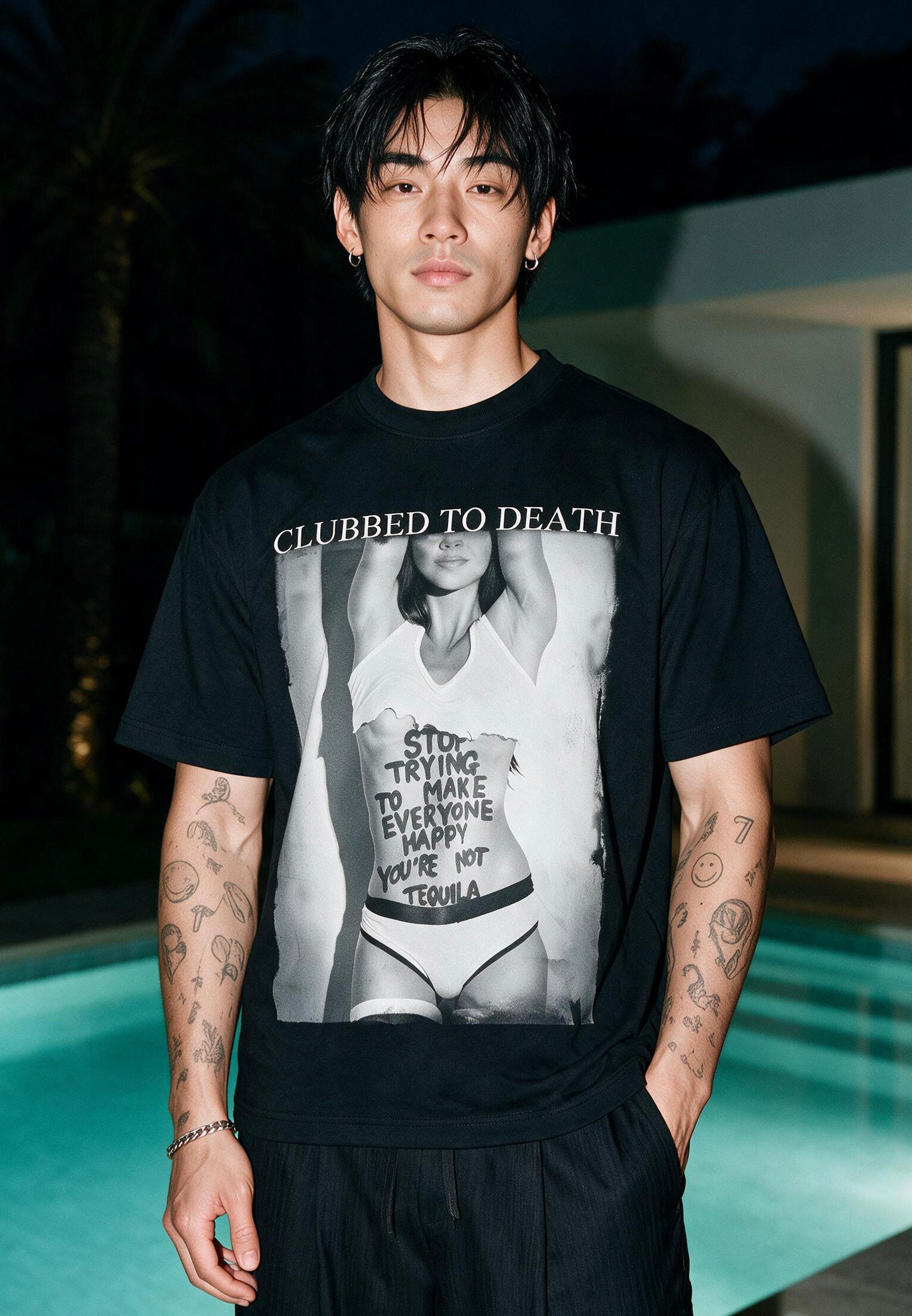 YOU'RE NOT TEQUILA T-SHIRT JET BLACK