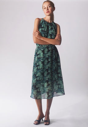 DESTINY MIDI DRESS PRIME GREEN