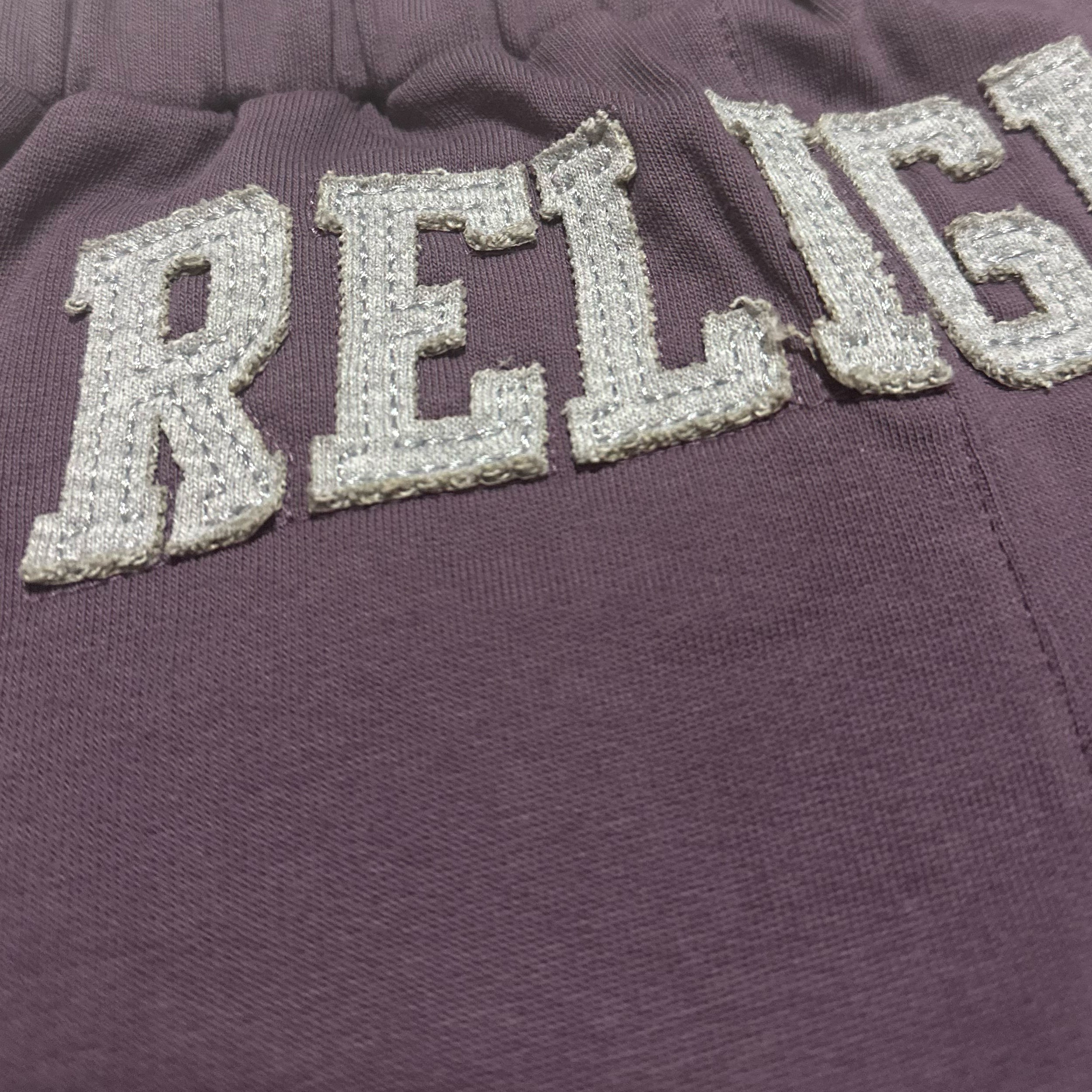 KIDS RELIGION SEAMED DARTED SWEATPANTS MAUVE