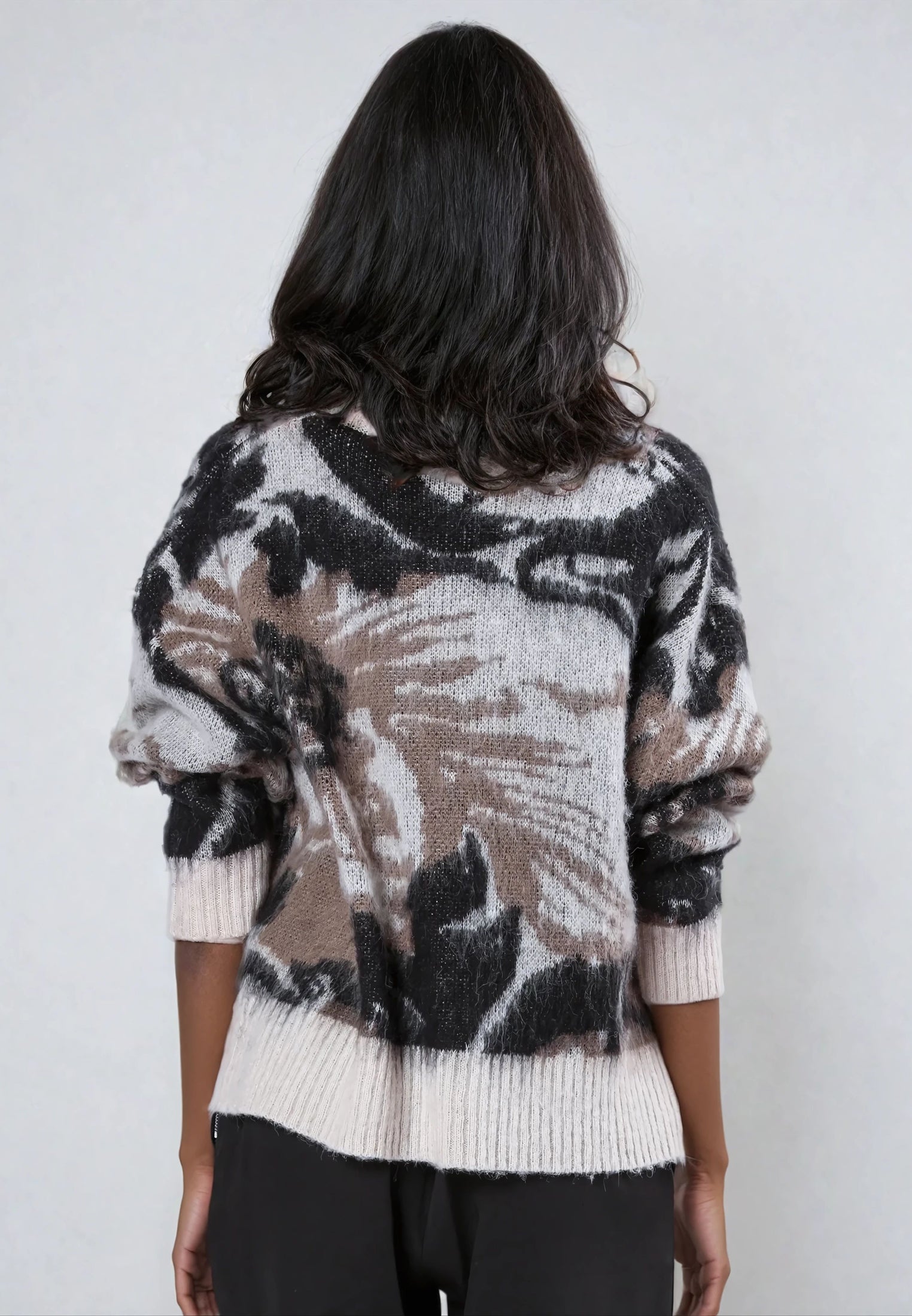 ECCENTRIC JUMPER STONE & TAUPE