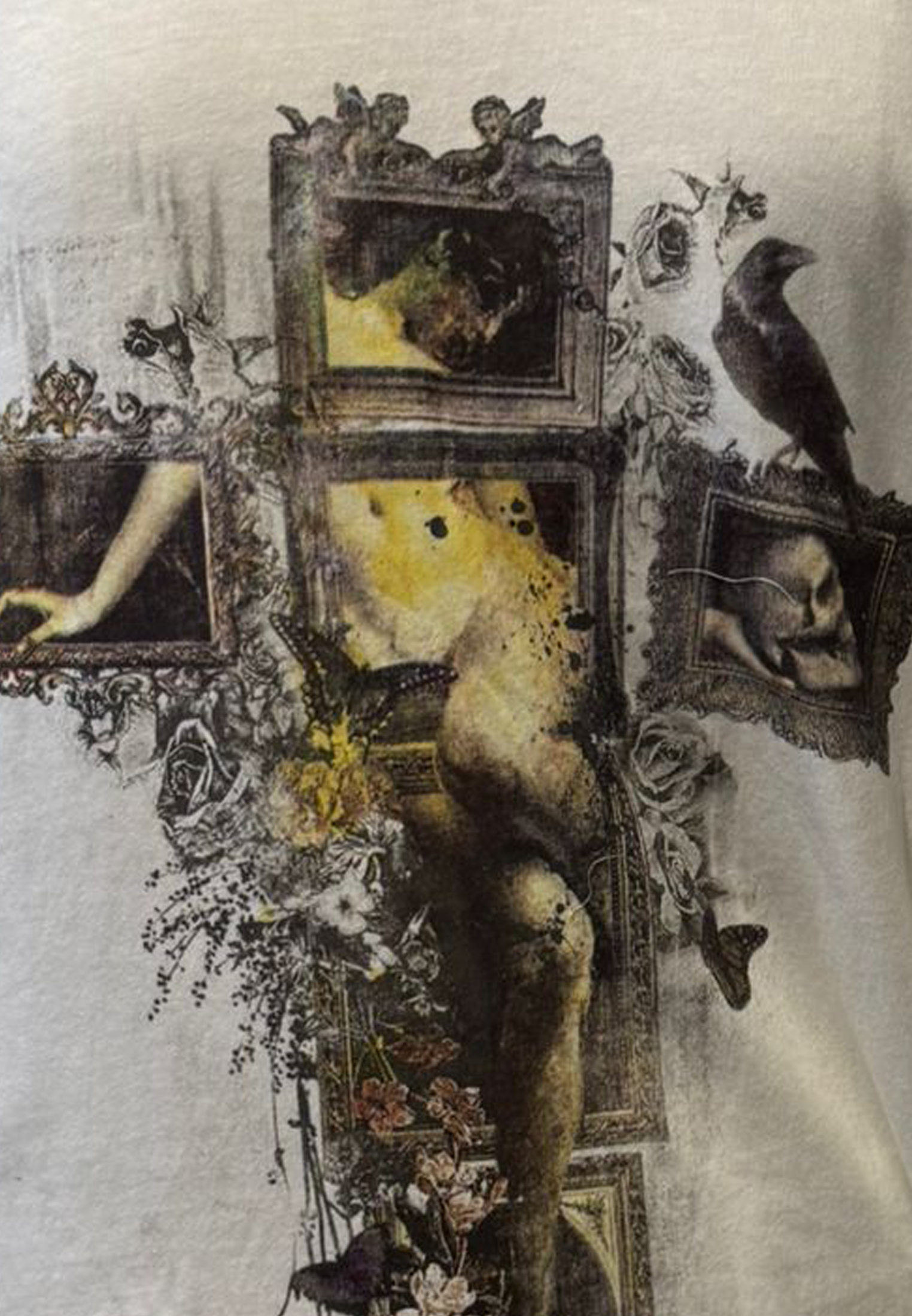 FRAME CROSS T-SHIRT WHITE