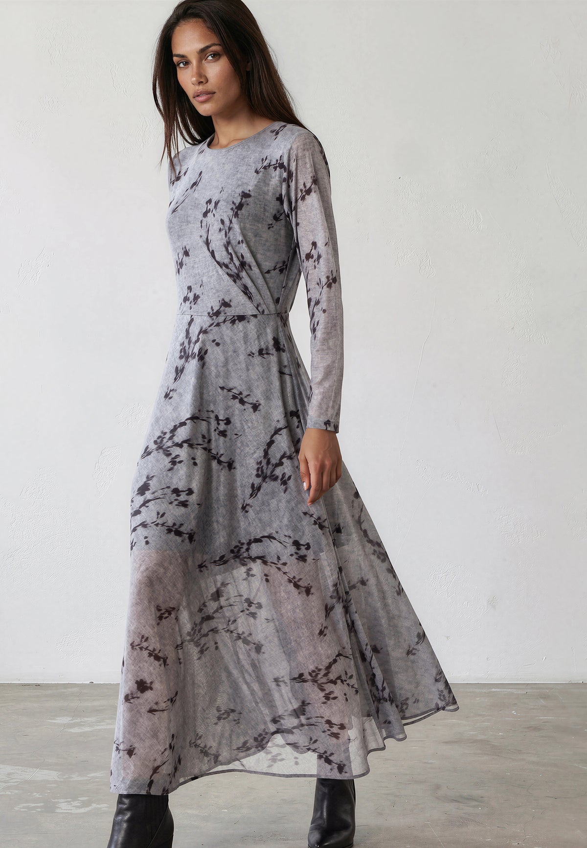 ALICE DRESS SHADOW GREY