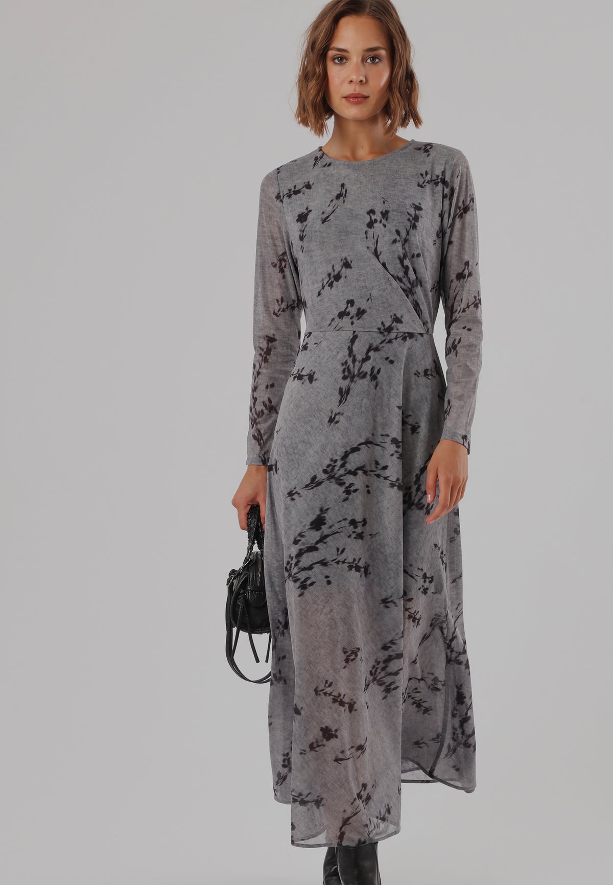 ALICE DRESS SHADOW GREY