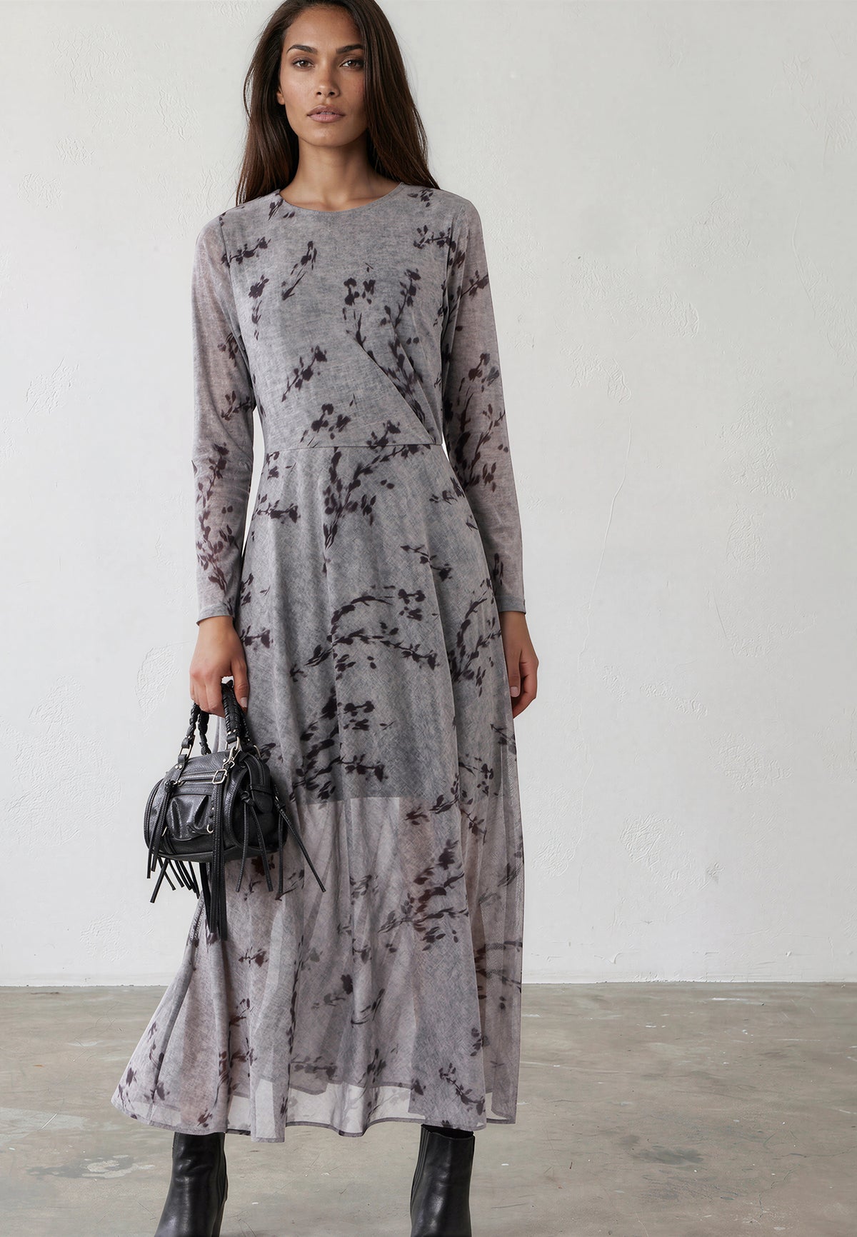 ALICE DRESS SHADOW GREY