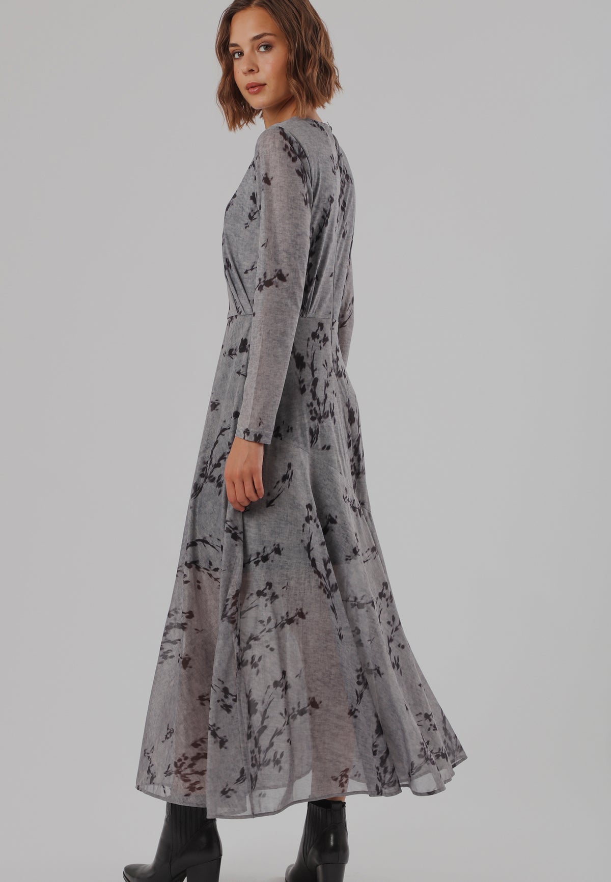 ALICE DRESS SHADOW GREY
