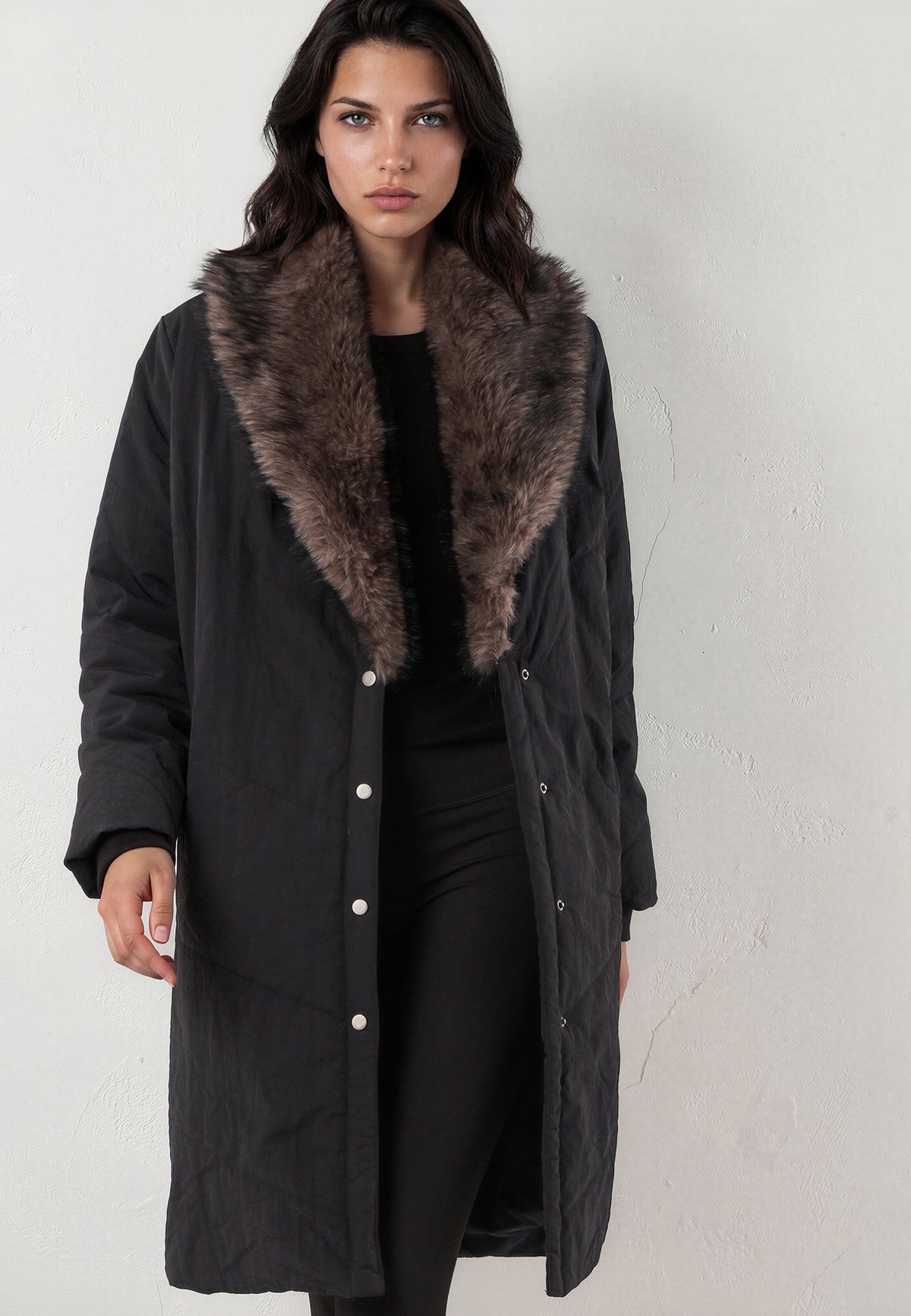 COVER COAT JET BLACK