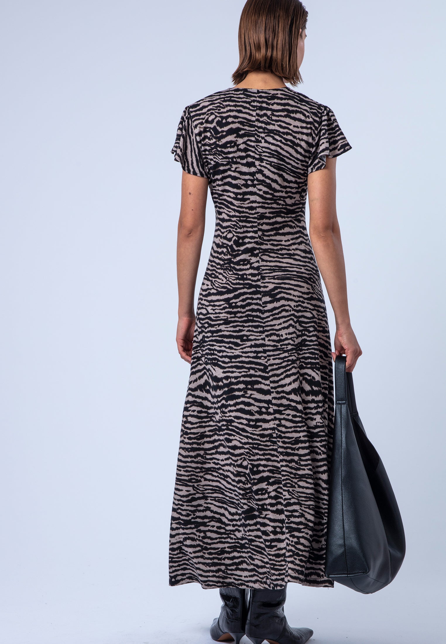 EDEN MAXI DRESS ZEBRA