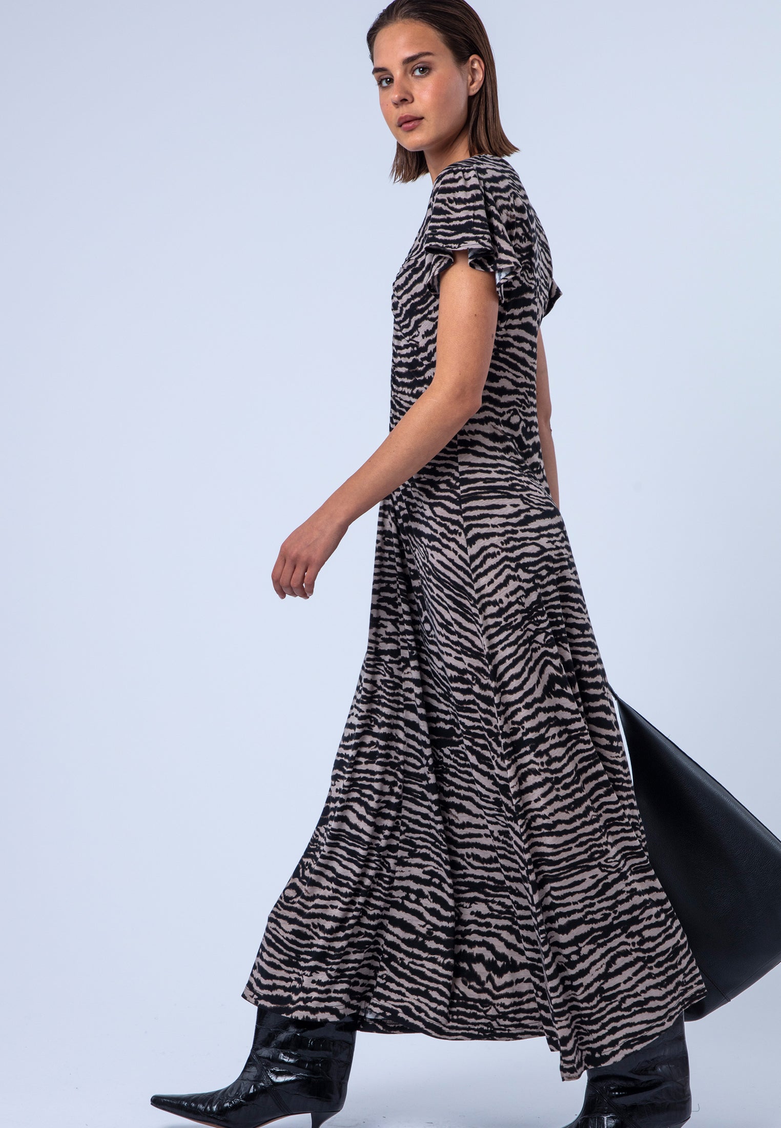 EDEN MAXI DRESS ZEBRA
