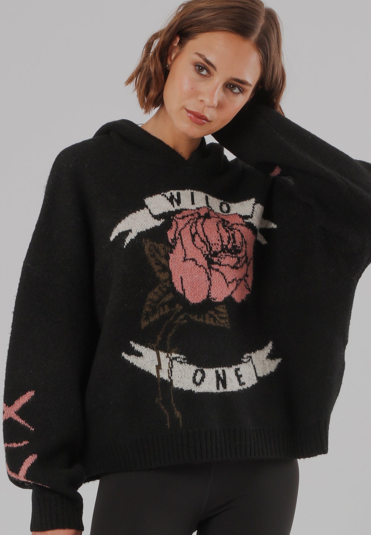 LAYLA HOODIE JET BLACK