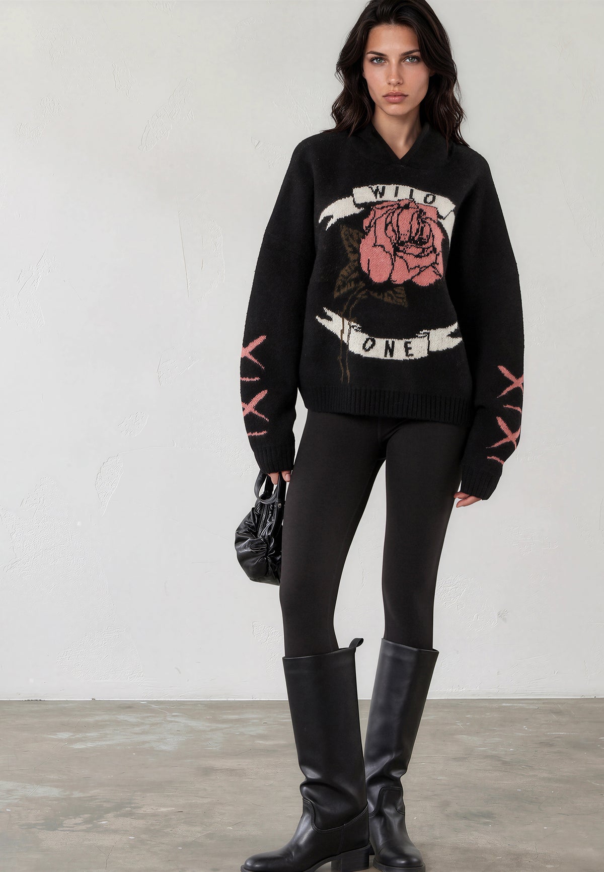 LAYLA HOODIE JET BLACK