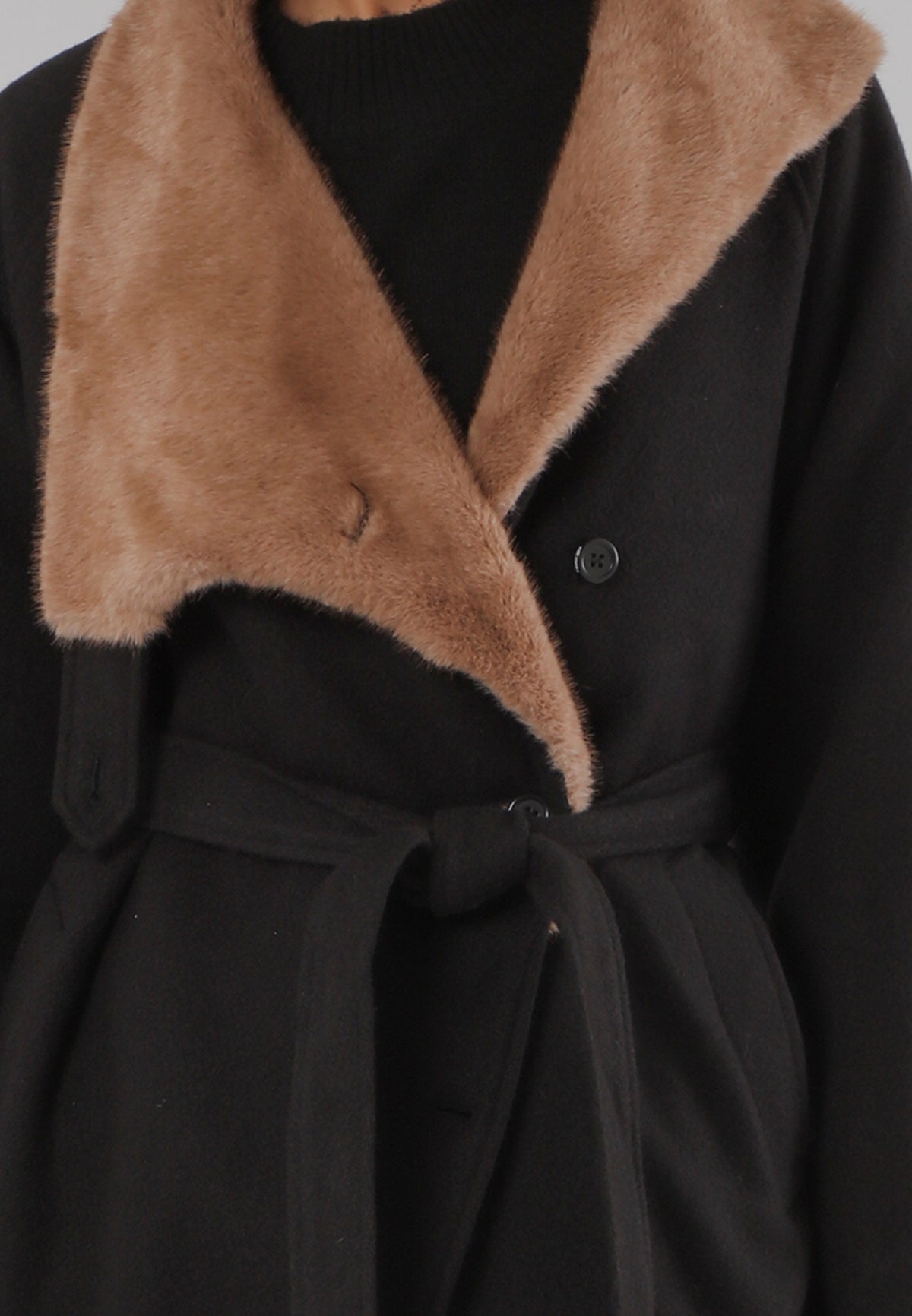 LILY COAT JET BLACK