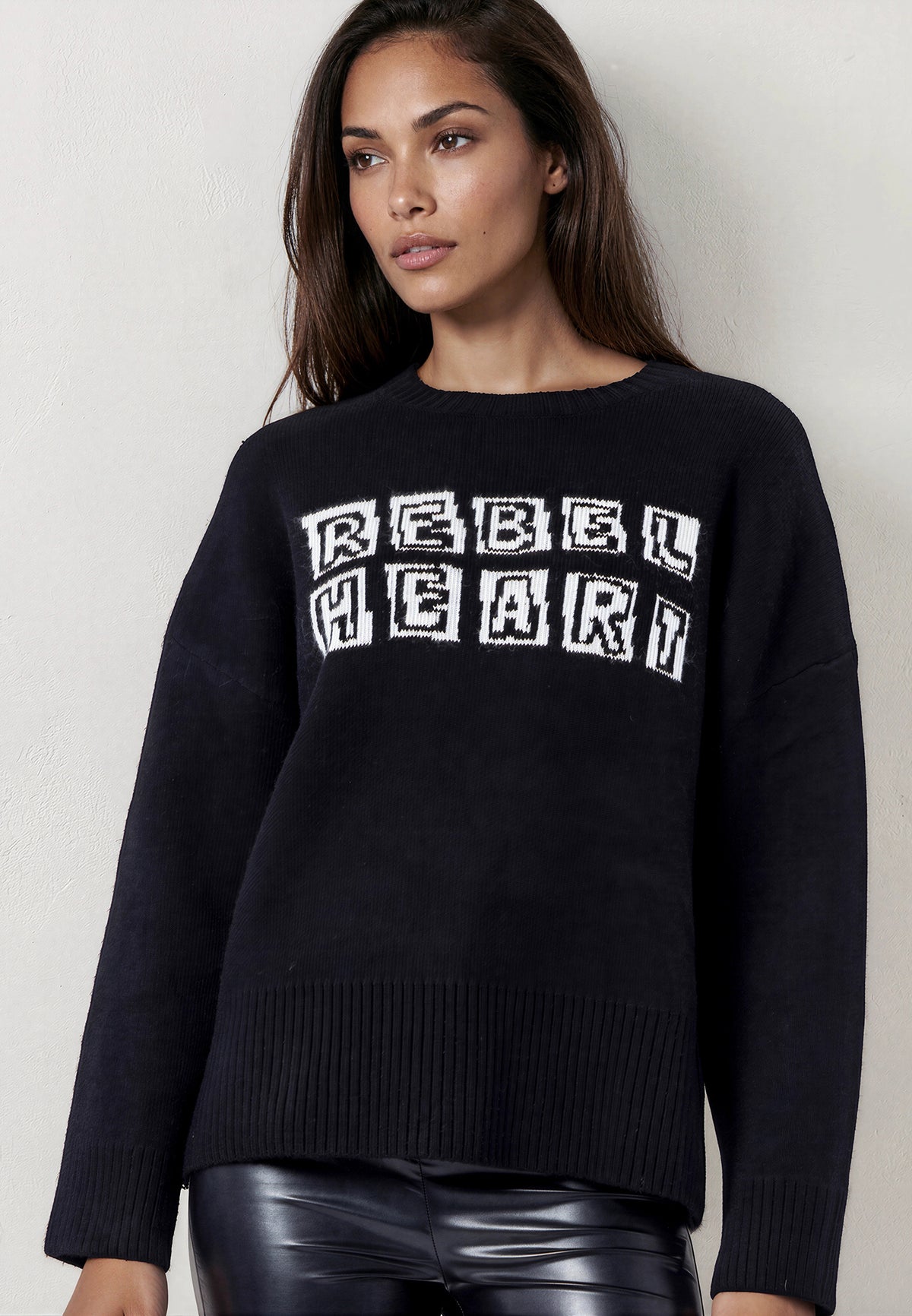MADDIE JUMPER  JET BLACK