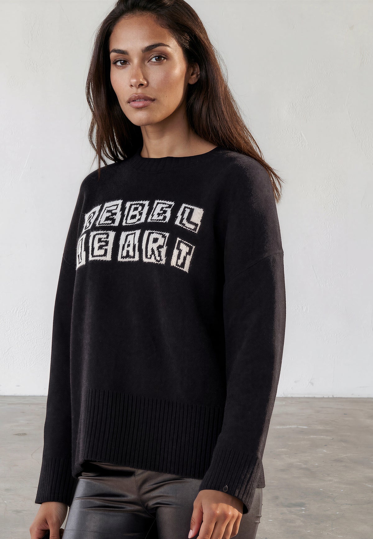 MADDIE JUMPER  JET BLACK