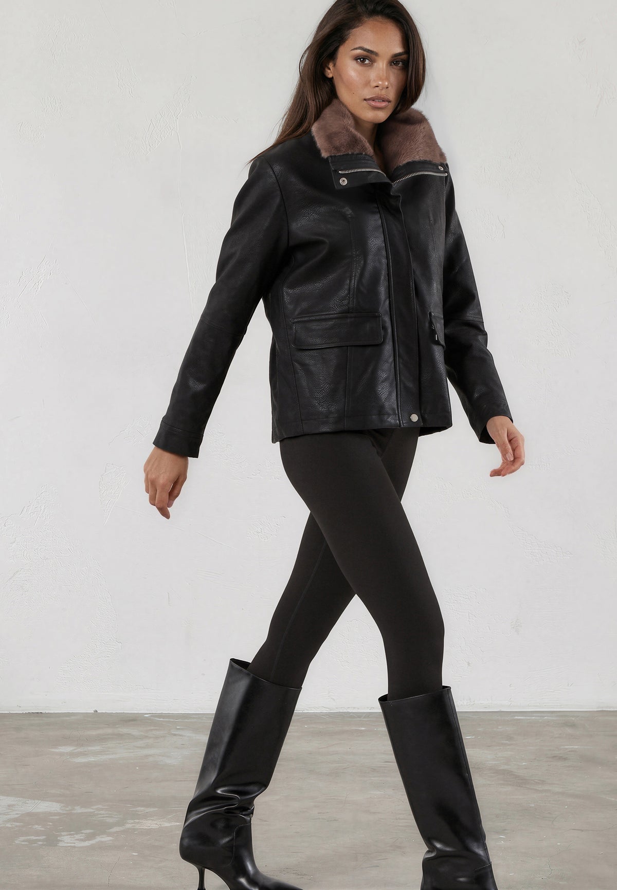 REY JACKET JET BLACK