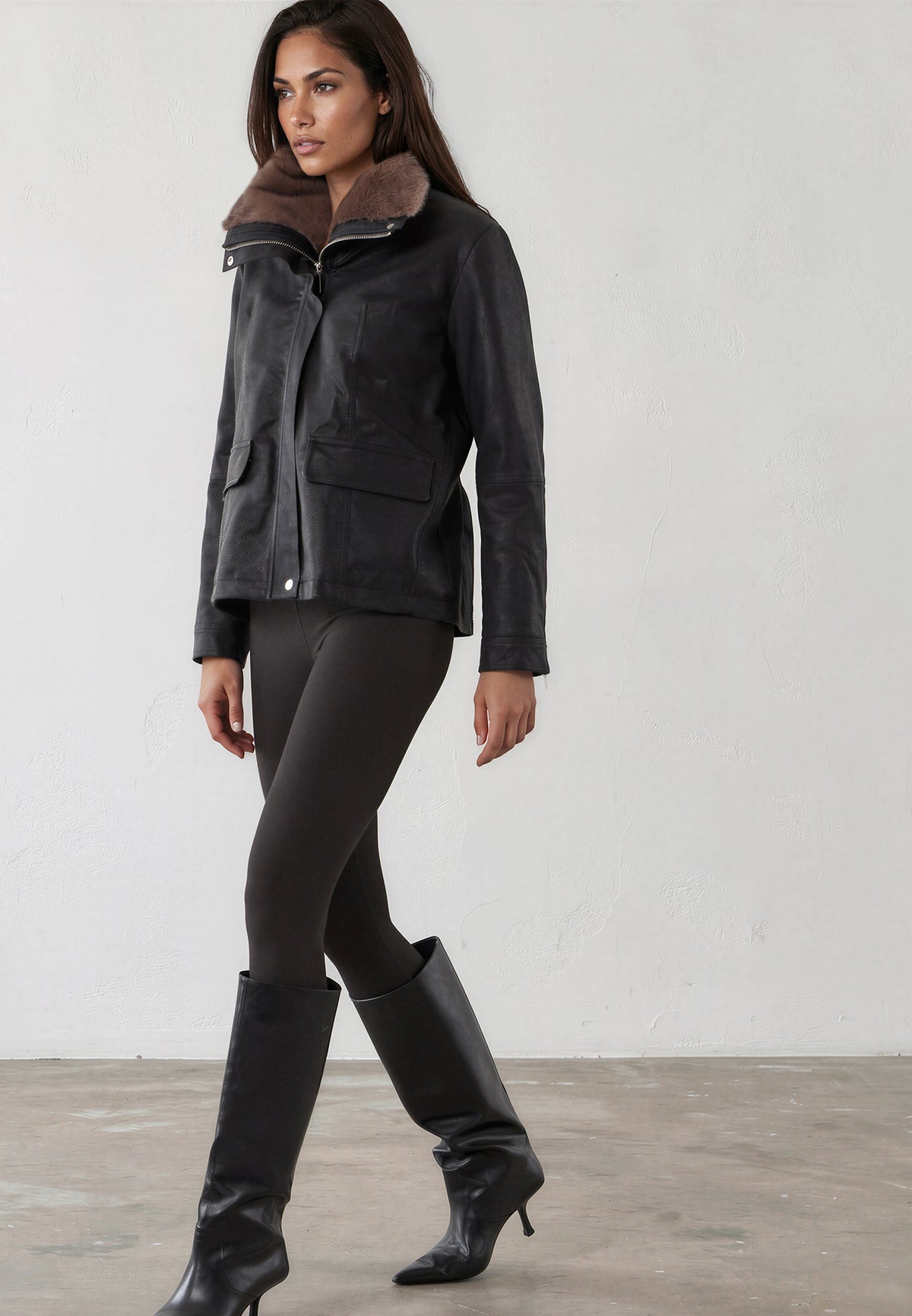 REY JACKET JET BLACK