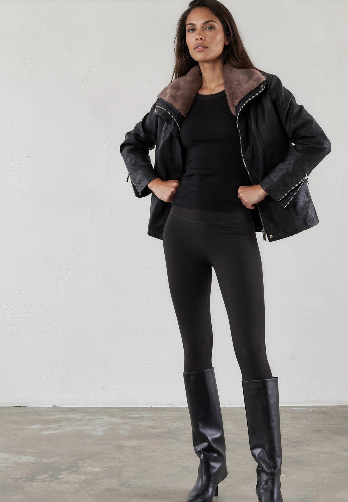 REY JACKET JET BLACK