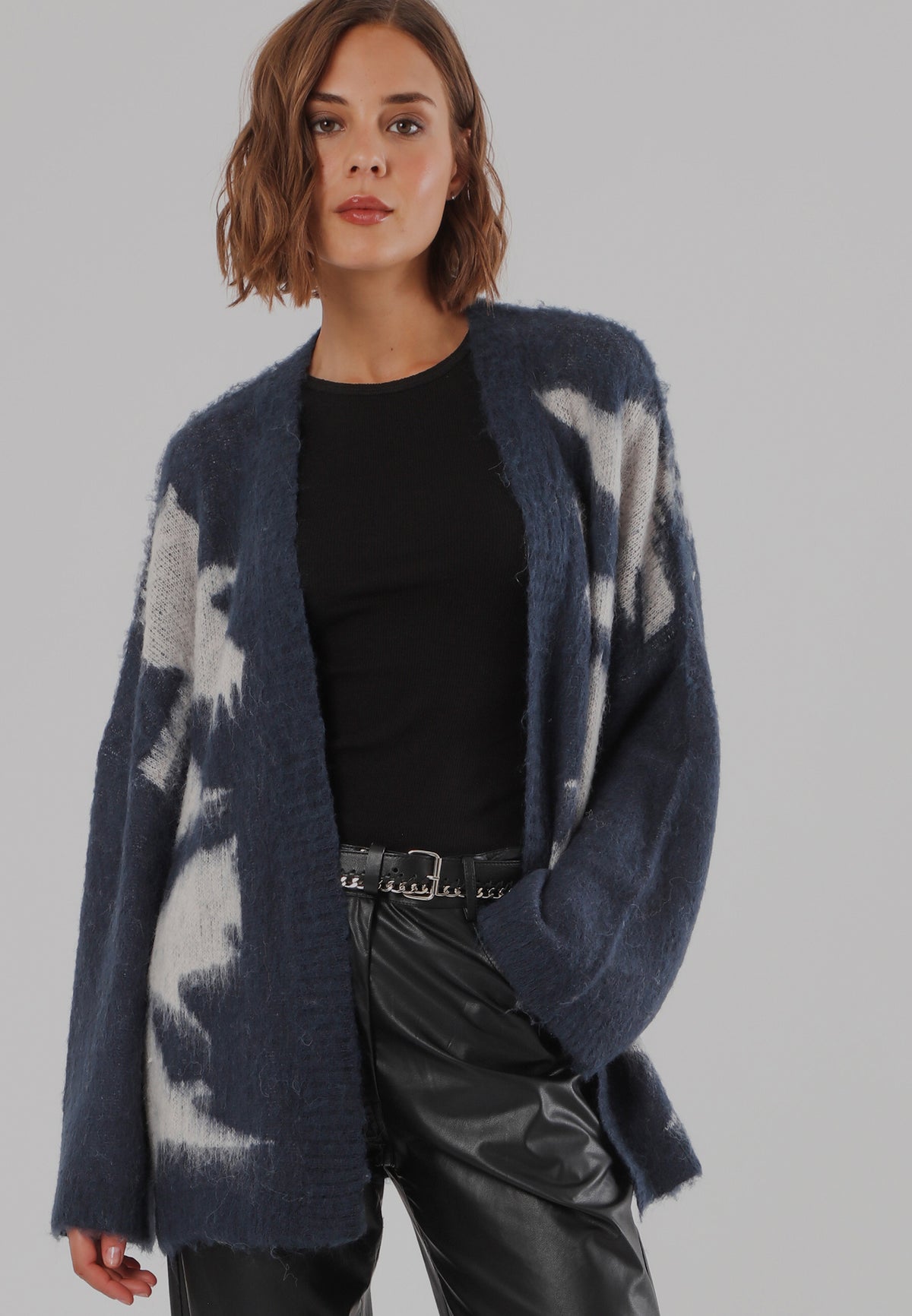AVIATION CARDIGAN TEAL