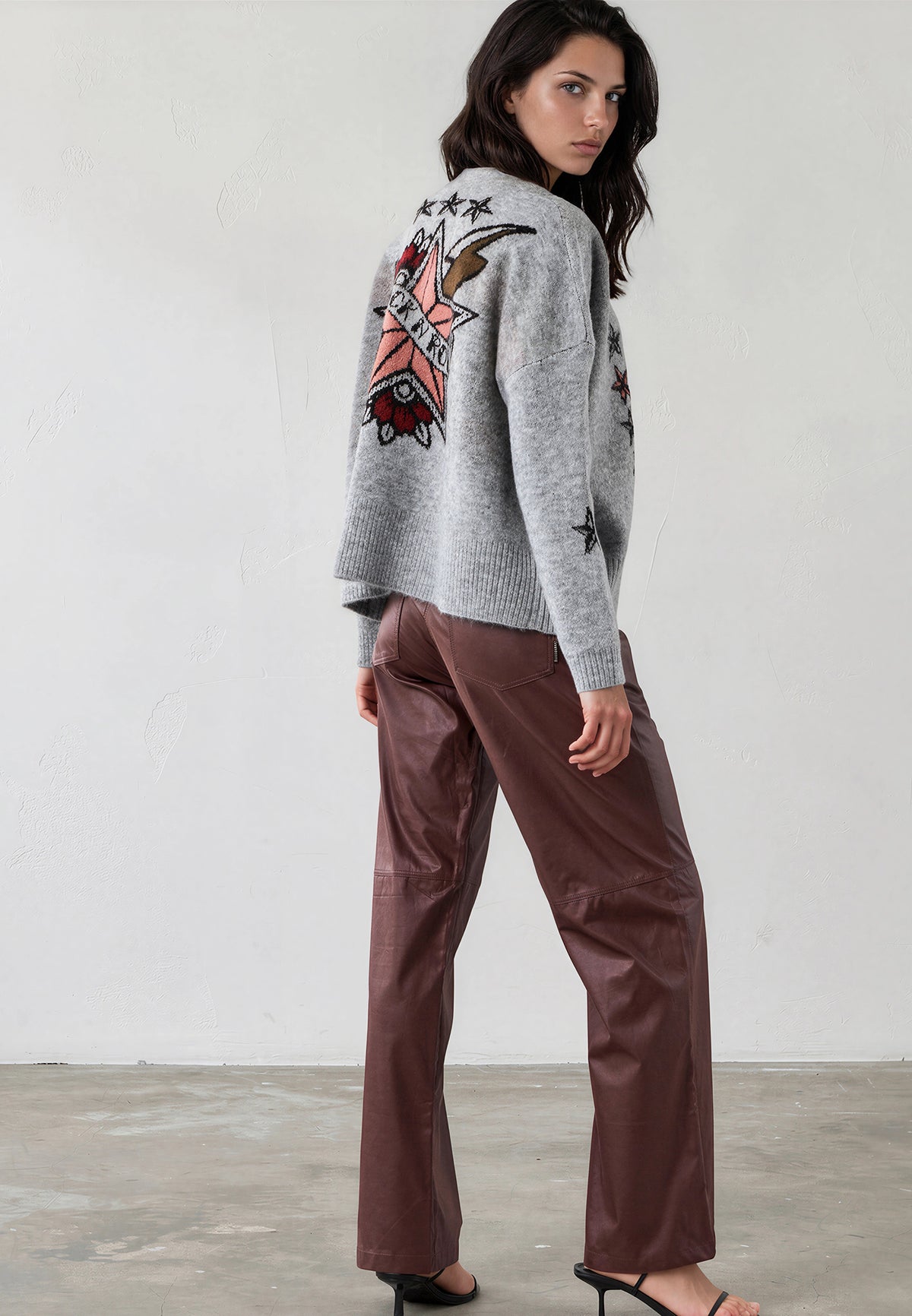 FOREVER CARDIGAN GREY MARL