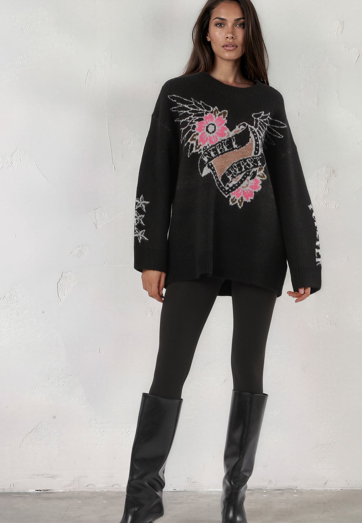 FOREVER JUMPER  JET BLACK