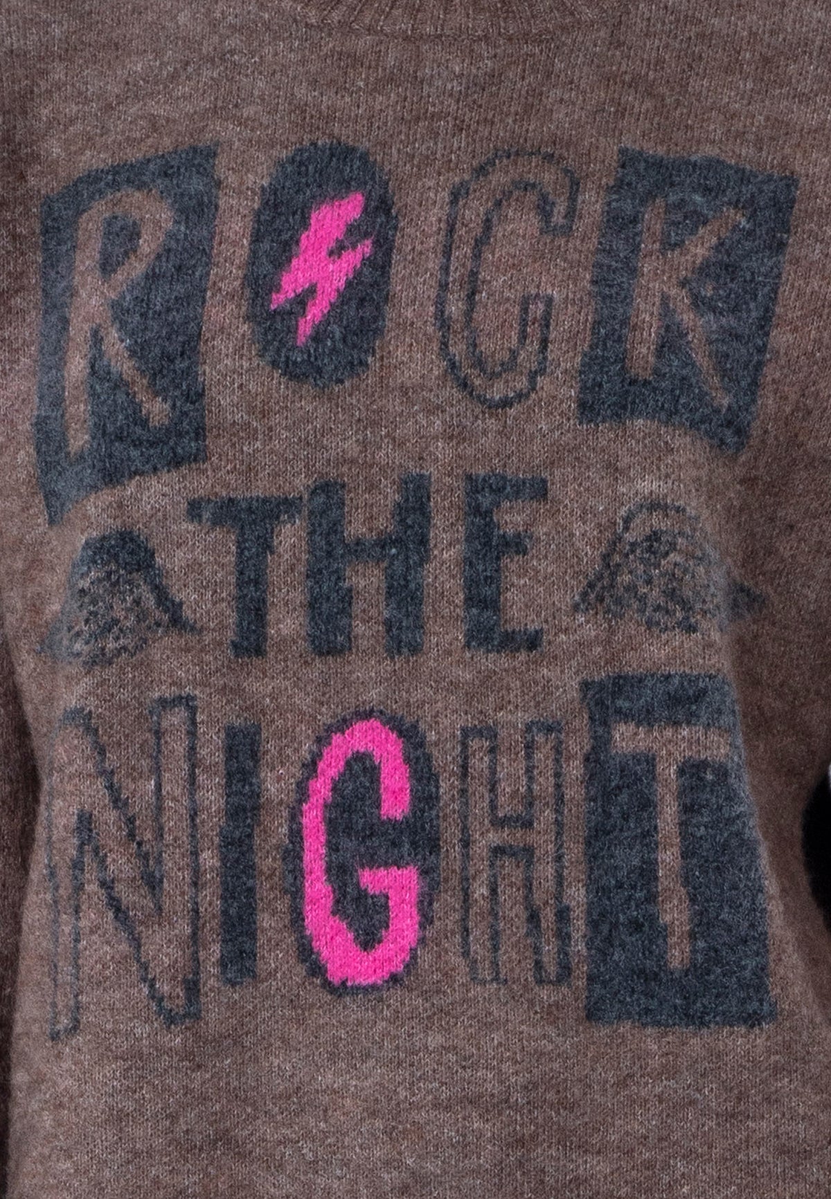 ROCK THE NIGHT JUMPER BROWN
