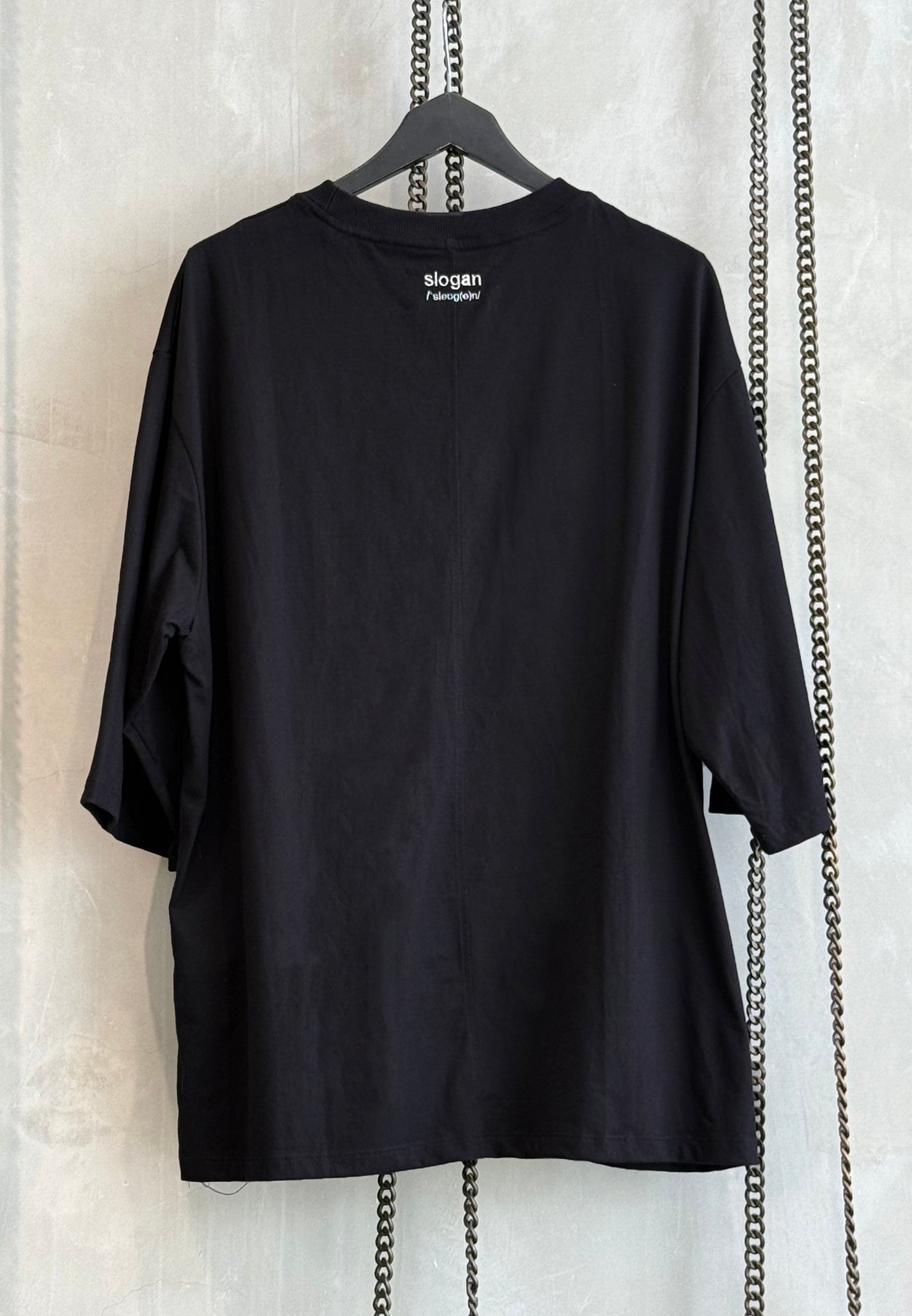 HOLY SHIT OVERSIZED T-SHIRT BLACK