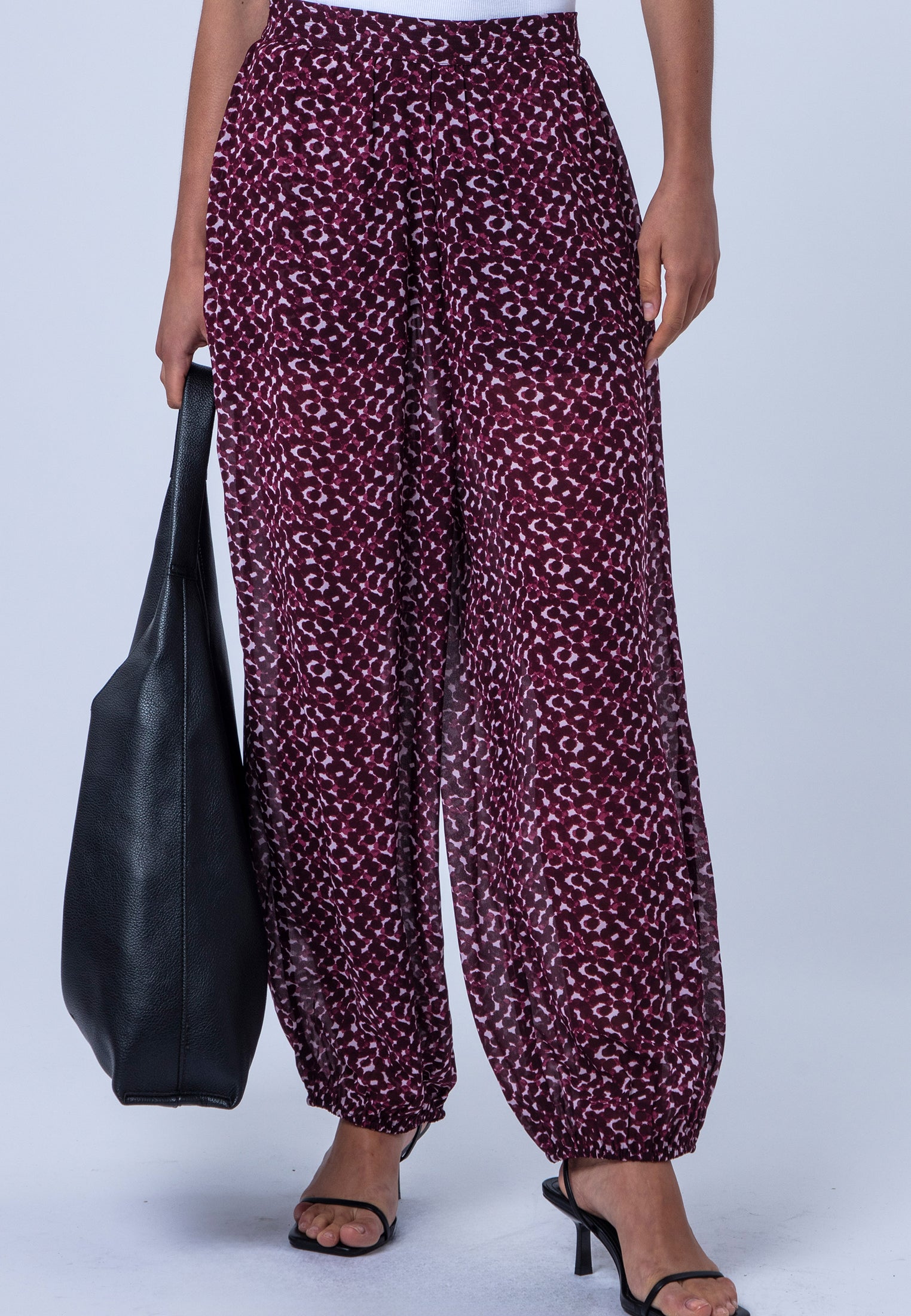 HELENA TROUSERS BLEND PORT POLKADOT