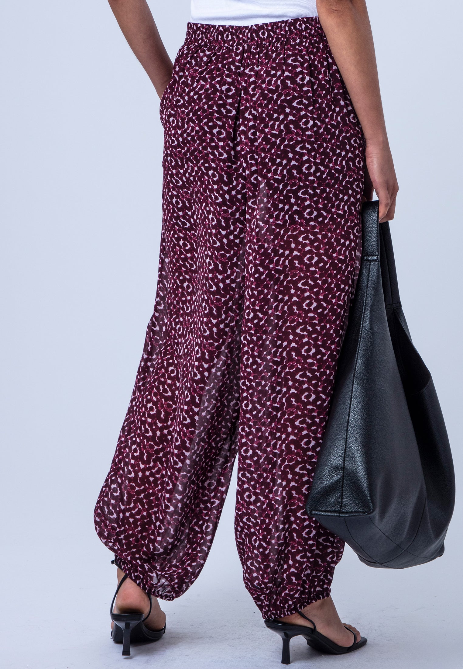 HELENA TROUSERS BLEND PORT POLKADOT