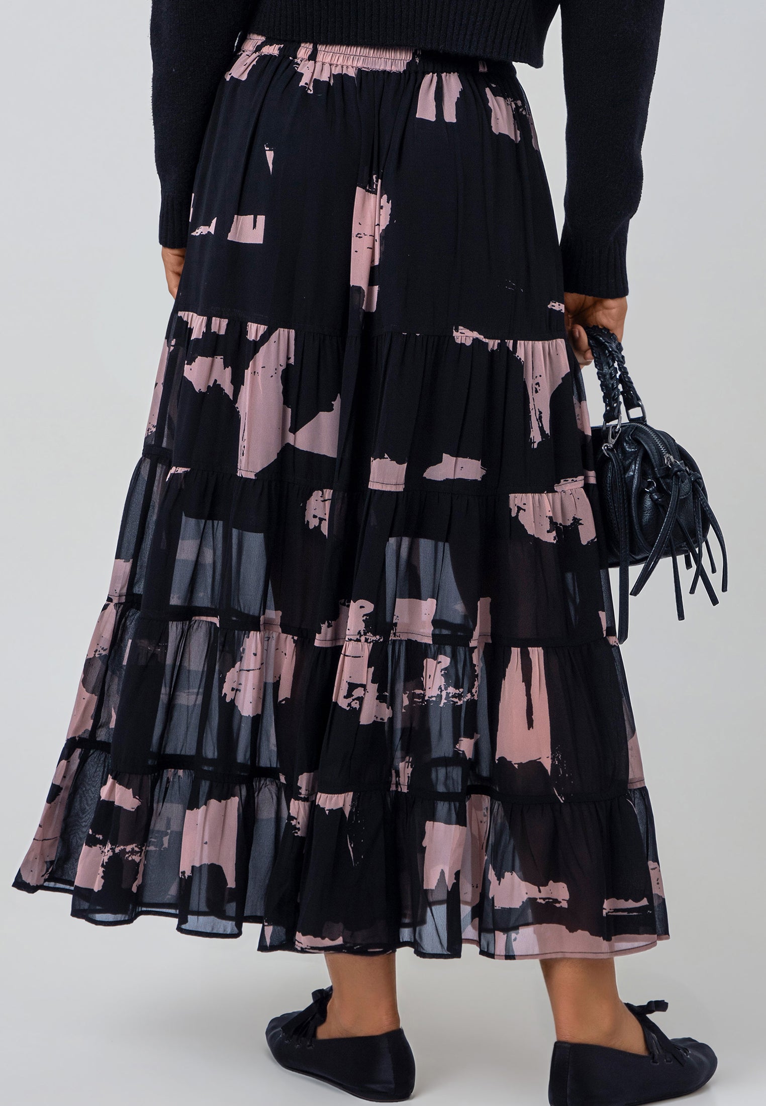 CITRINE SKIRT FACADE BLACK & ASHES