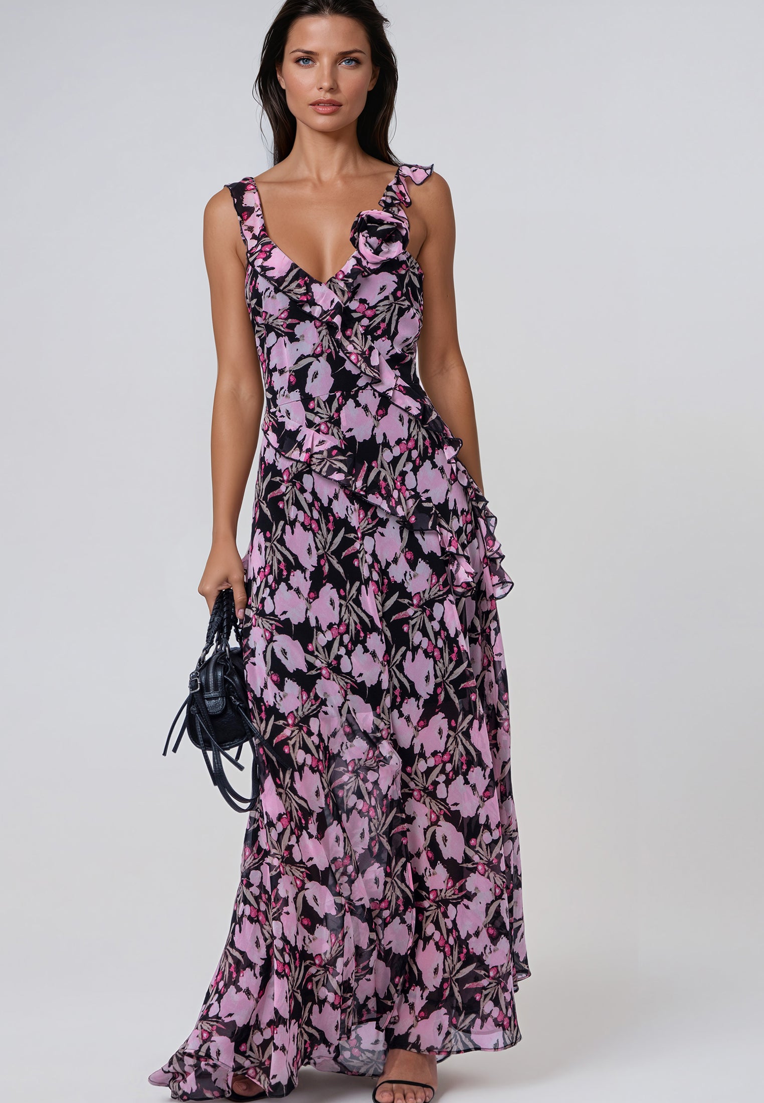 DREAM MAXI DRESS PRIME PINK FLORAL