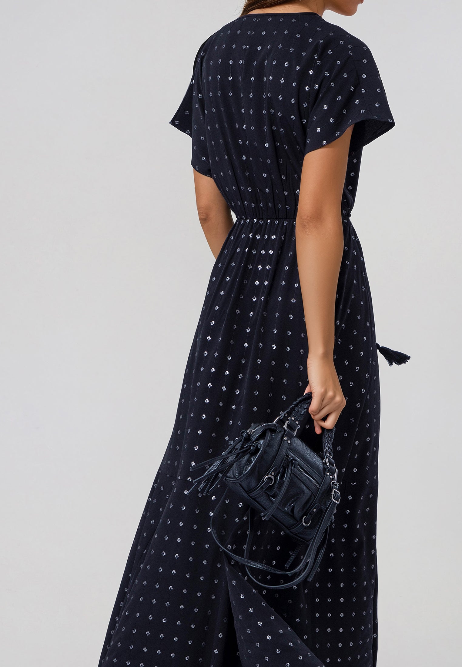 EDIE DRESS JET BLACK
