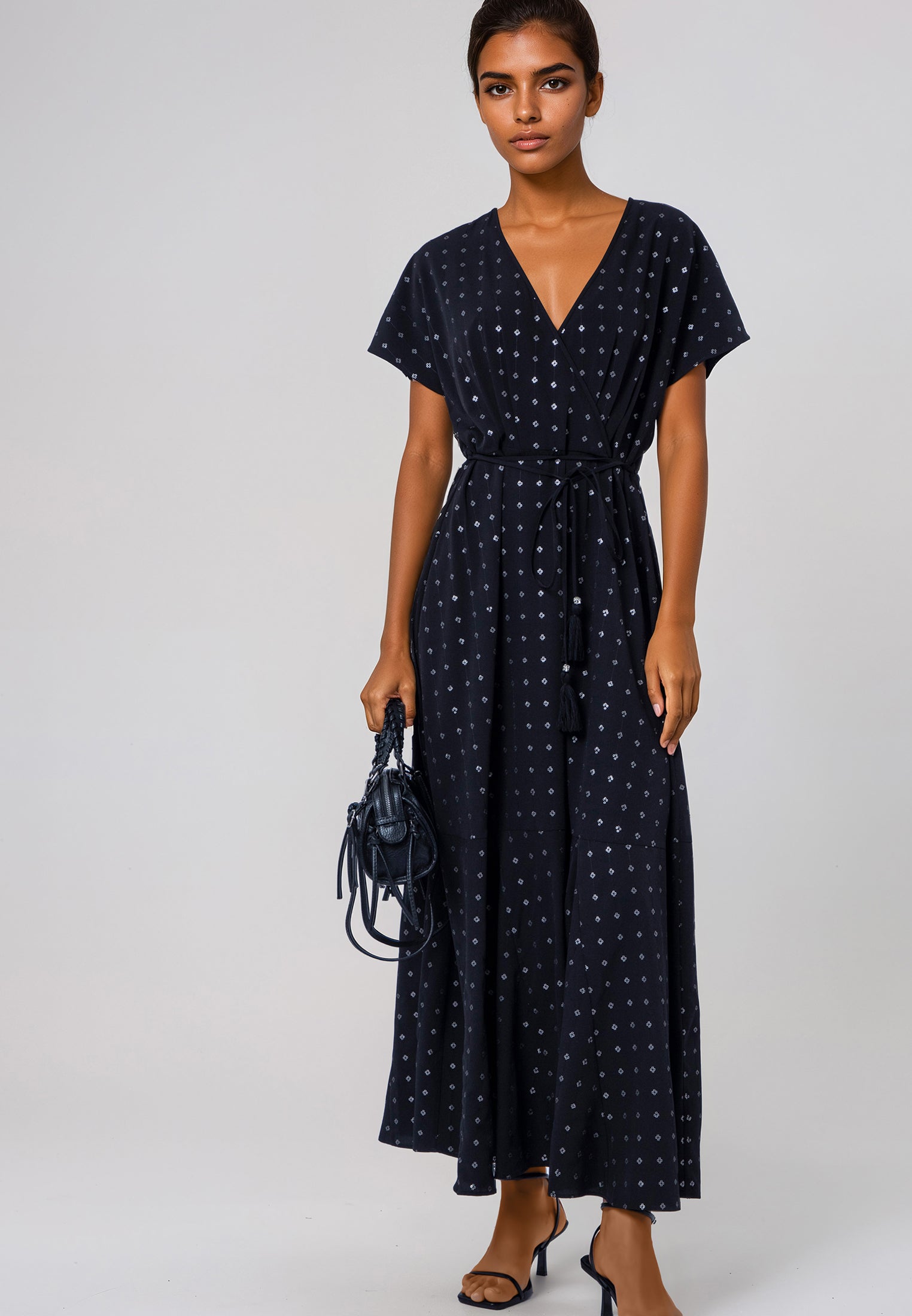 EDIE DRESS JET BLACK
