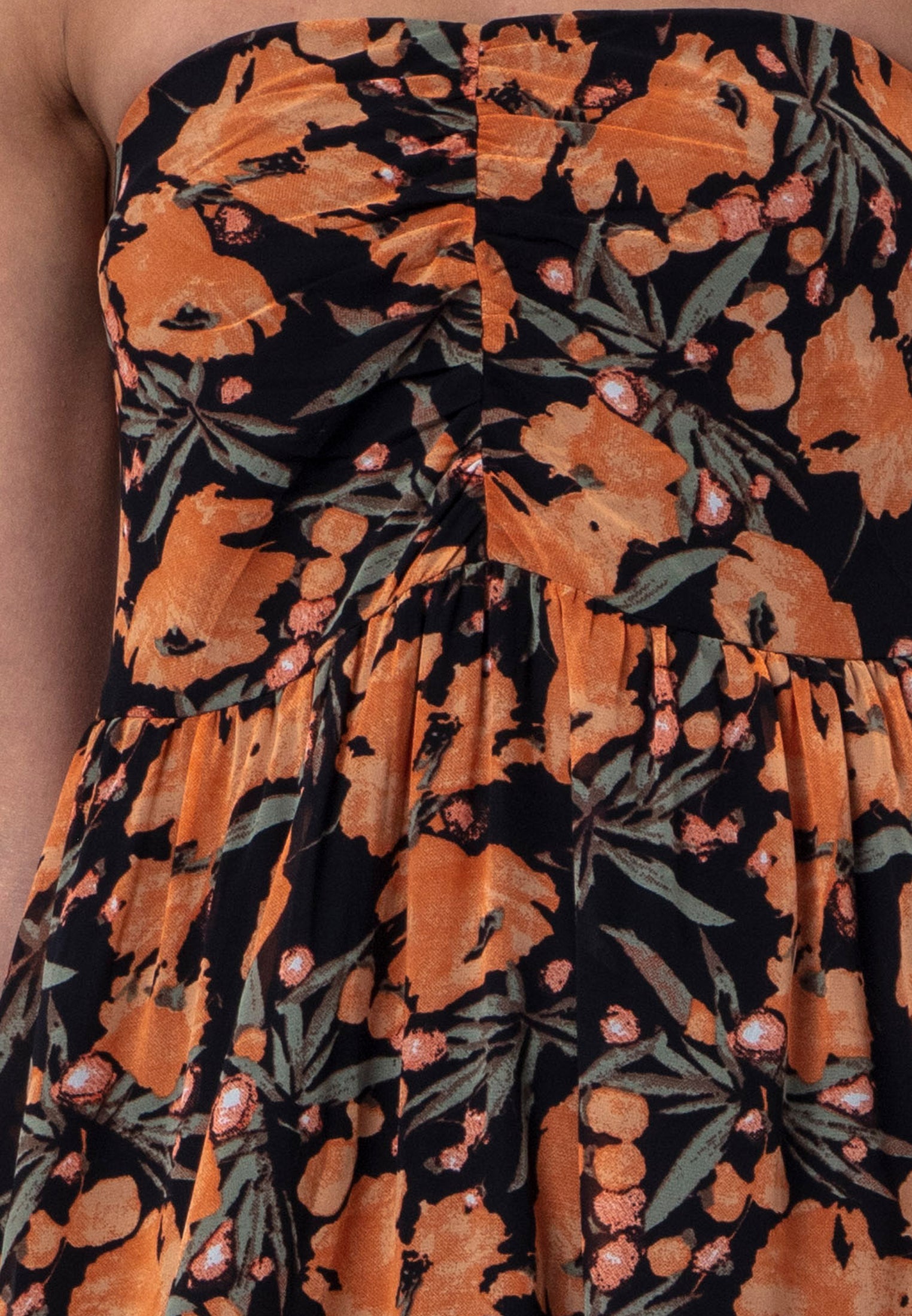 HARPER MAXI DRESS PRIME ORANGE FLORAL