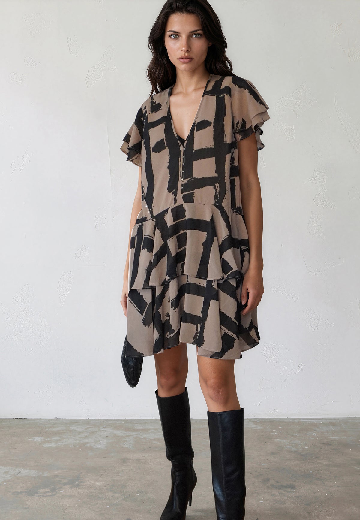 JANET DRESS SELVAGE COCO