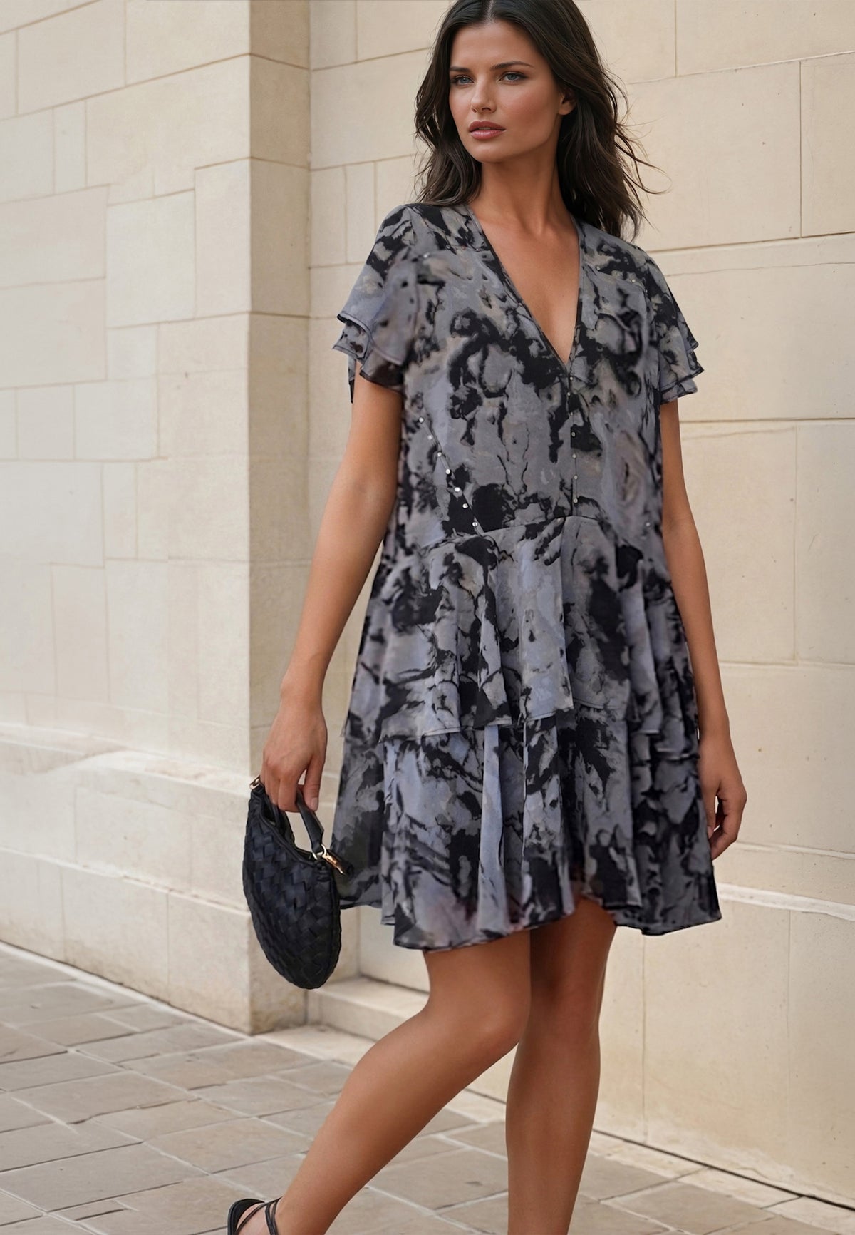 JANET DRESS SOLVENT BRINDLE