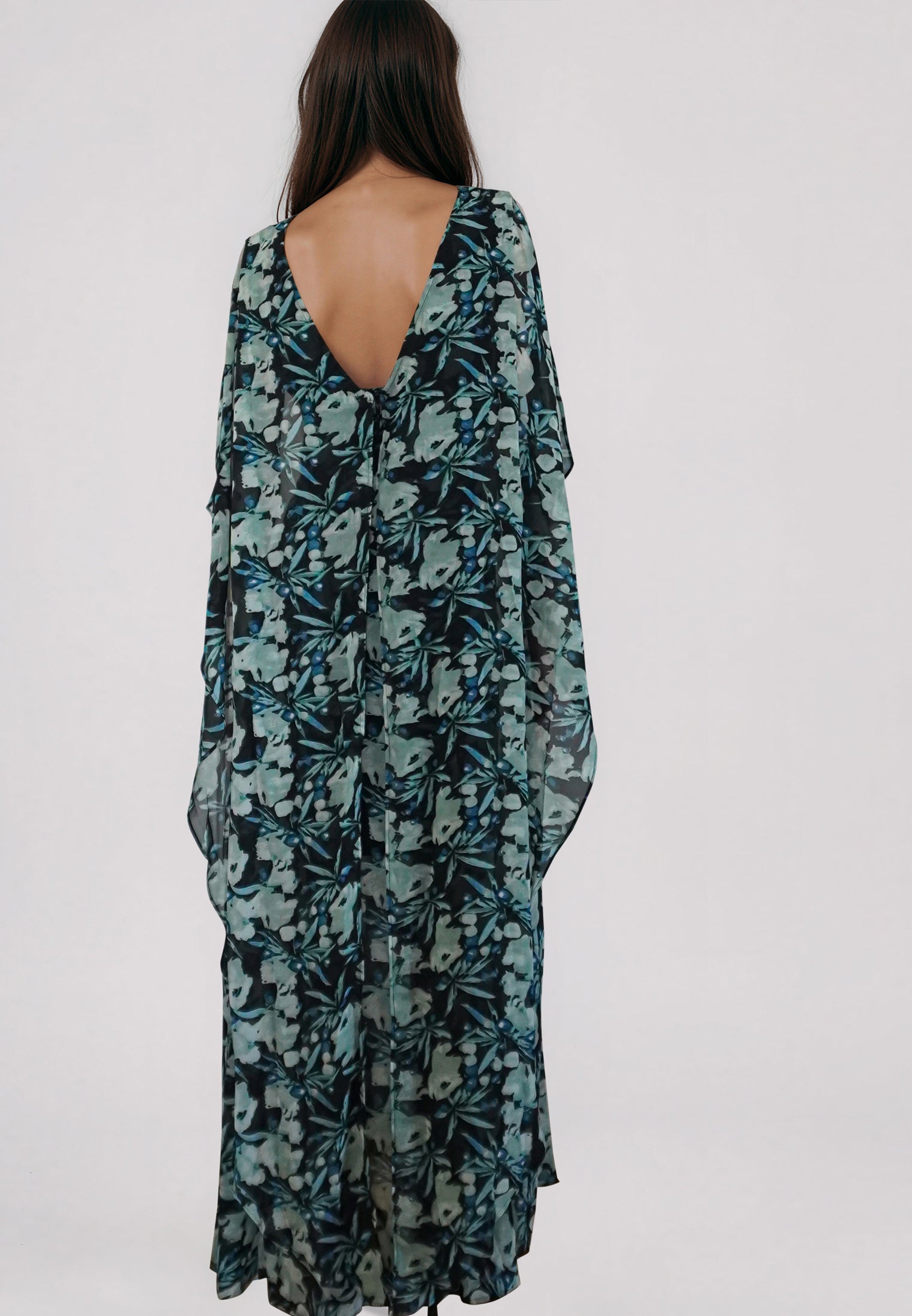 SHEA DRESS PRIME GREEN FLORAL