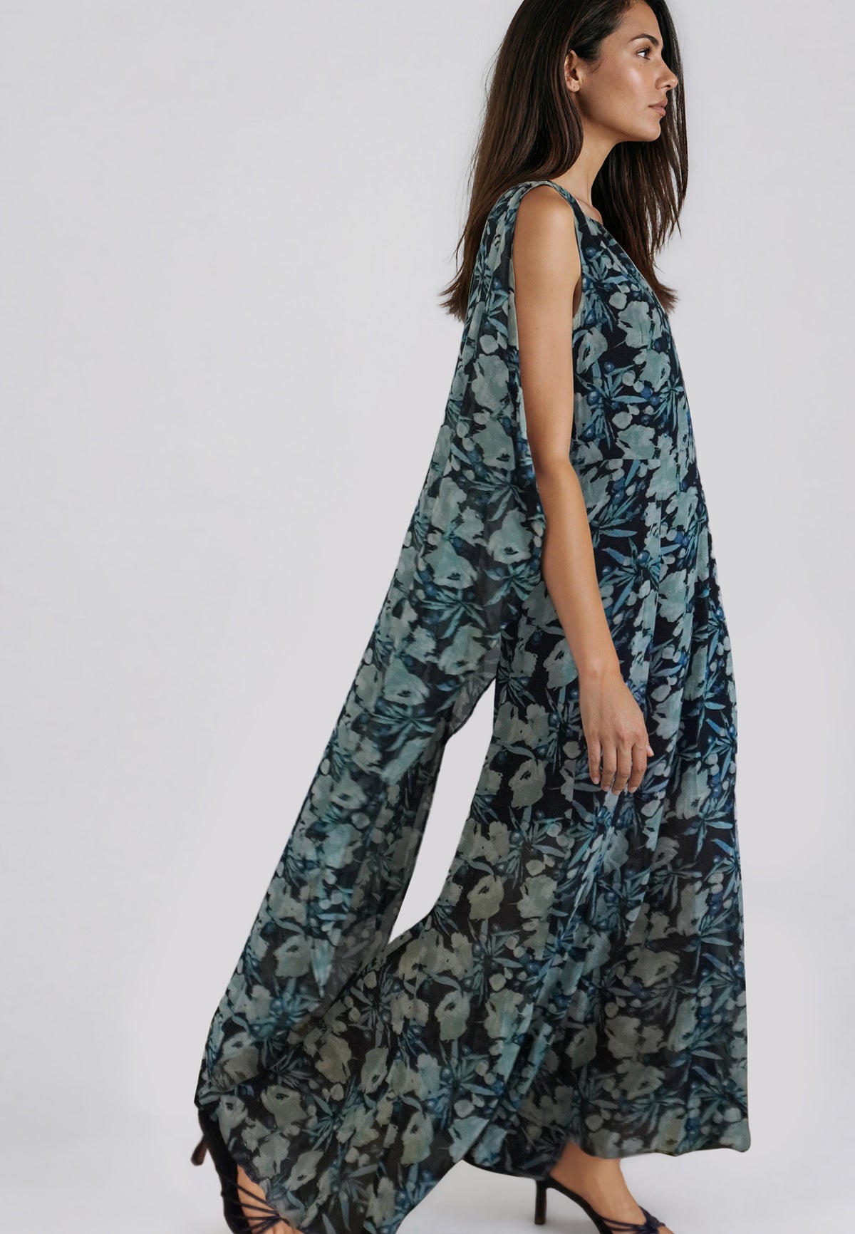 SHEA DRESS PRIME GREEN FLORAL