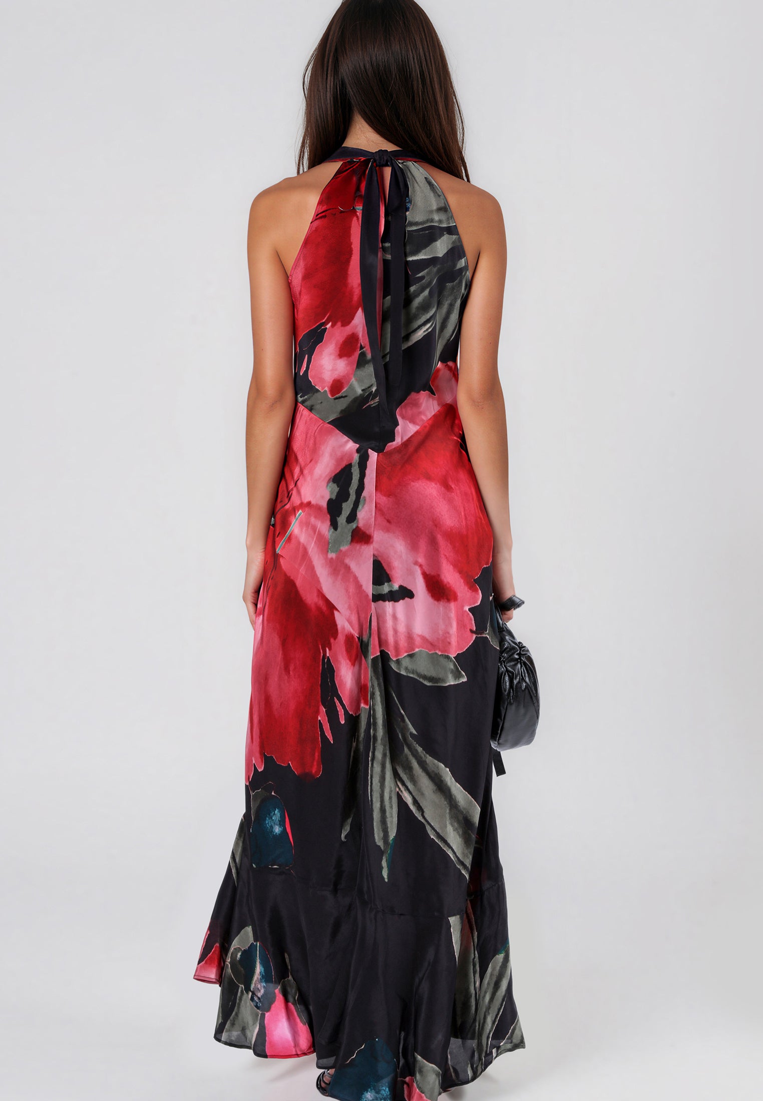 VALERIA MAXI DRESS  PRIME HOT PINK