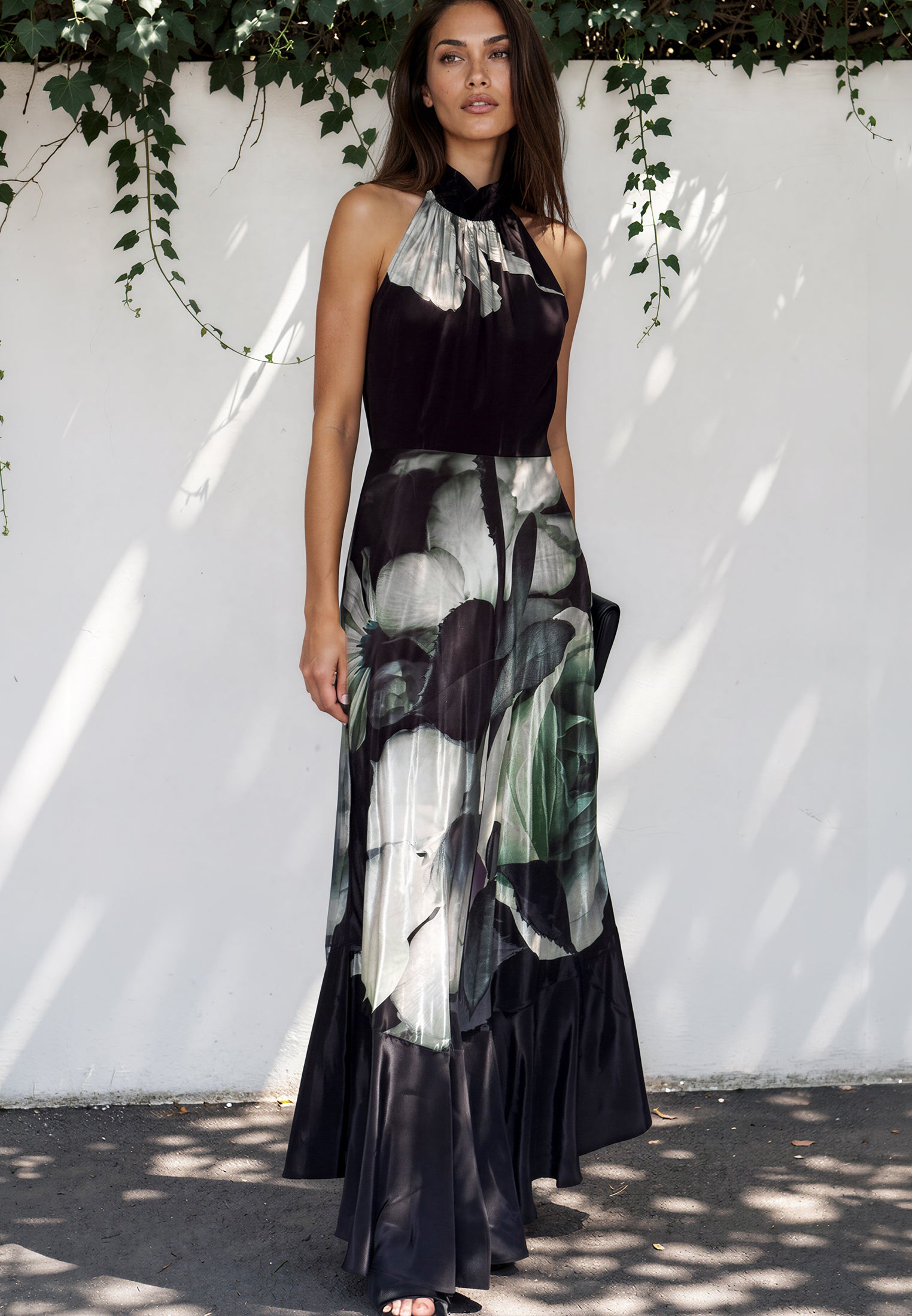 VALERIA MAXI DRESS ROSE GREEN