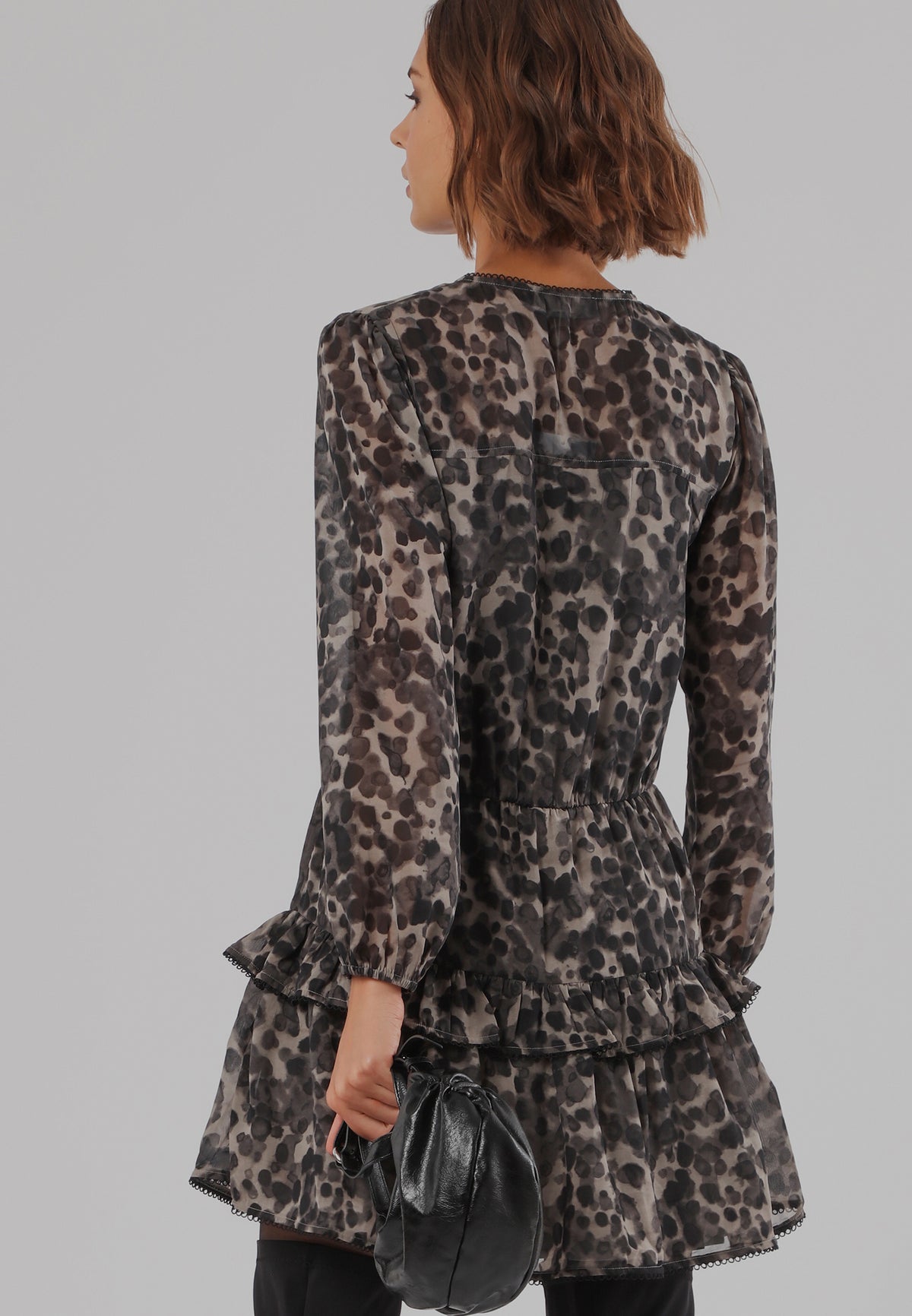 AMBER SHORT DRESS CHEETAH