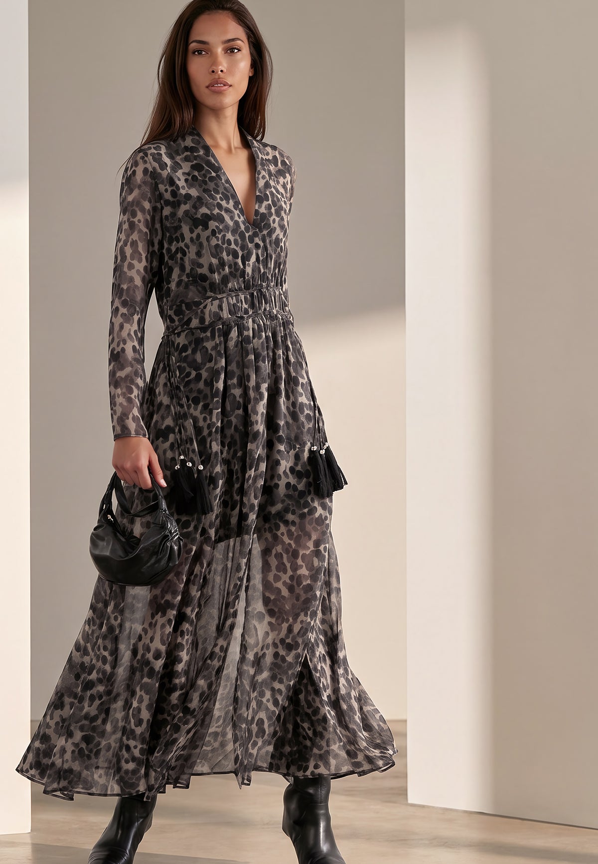 ALFA MAXI DRESS CHEETAH