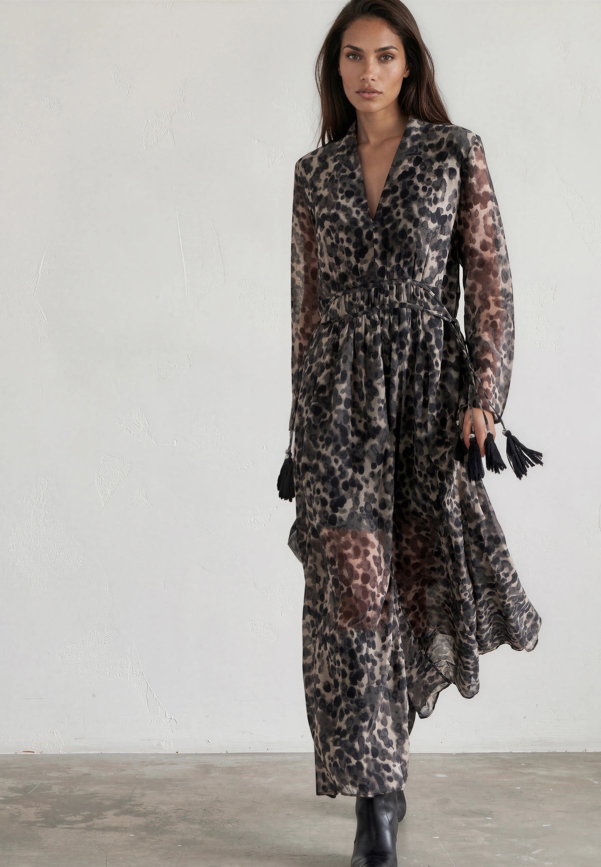 ALFA MAXI DRESS CHEETAH